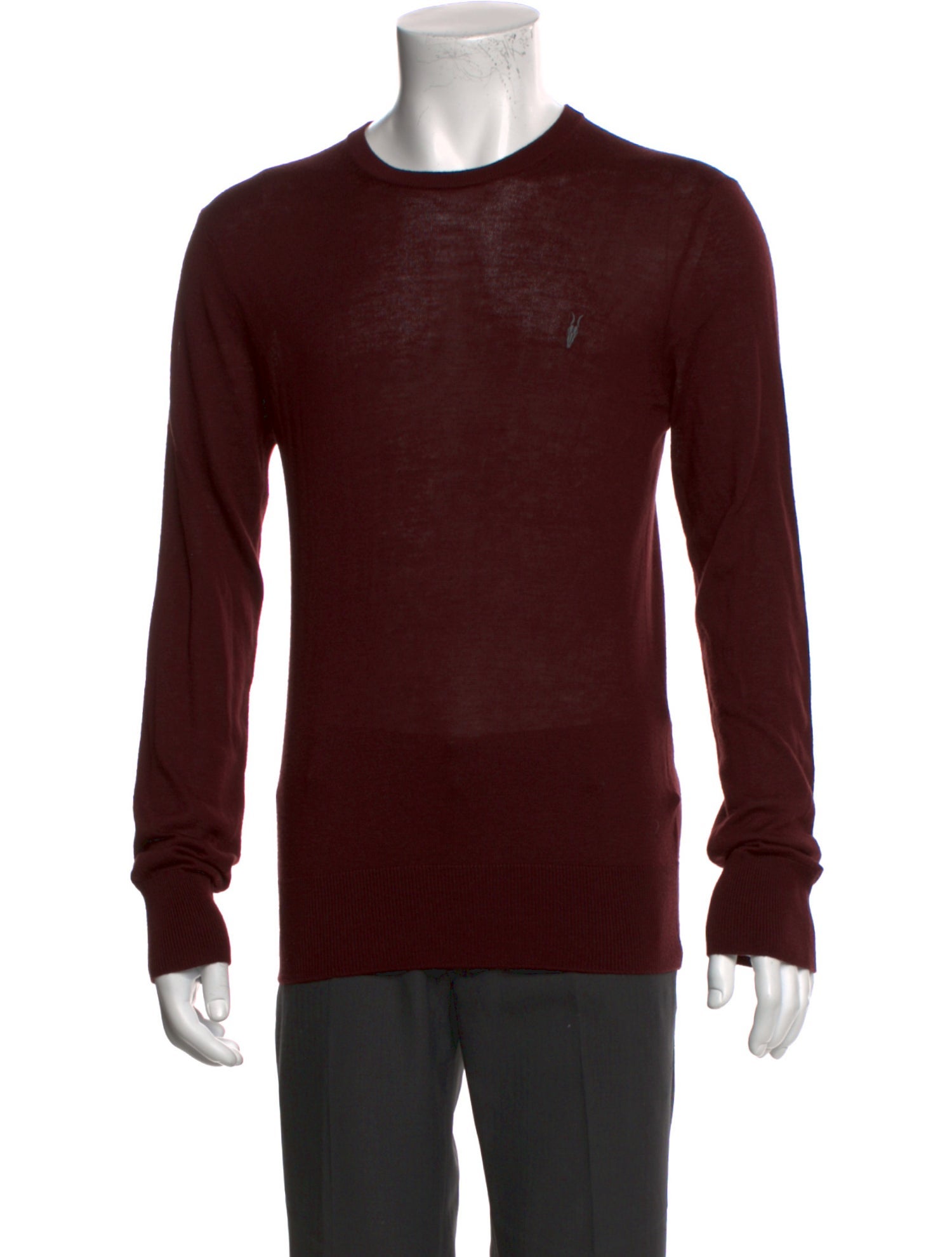 AllSaints Crew Neck Long Sleeve Pullover