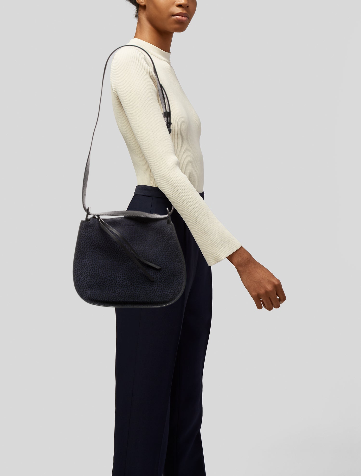 AllSaints Suede Shoulder Bag