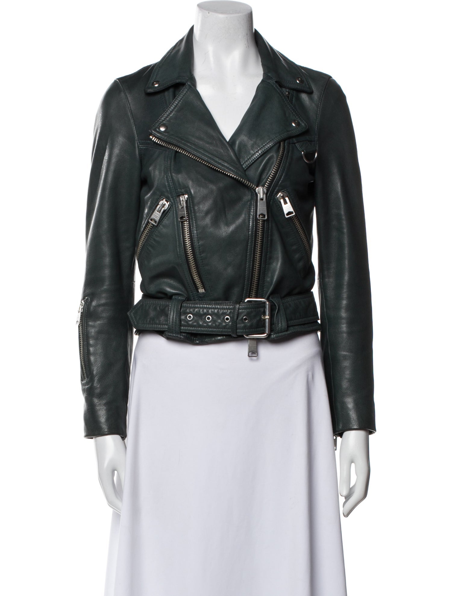 AllSaints Leather Biker Jacket