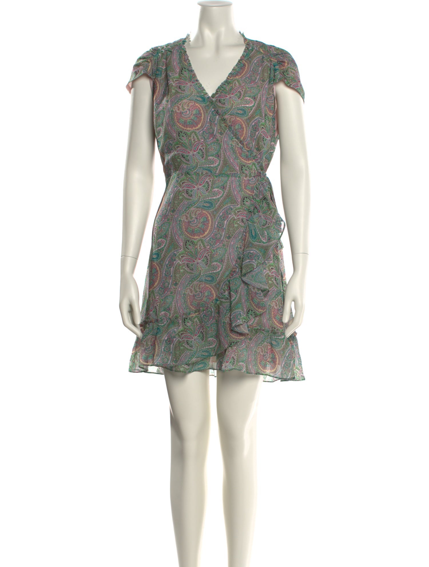 AllSaints Paisley Print Mini Dress