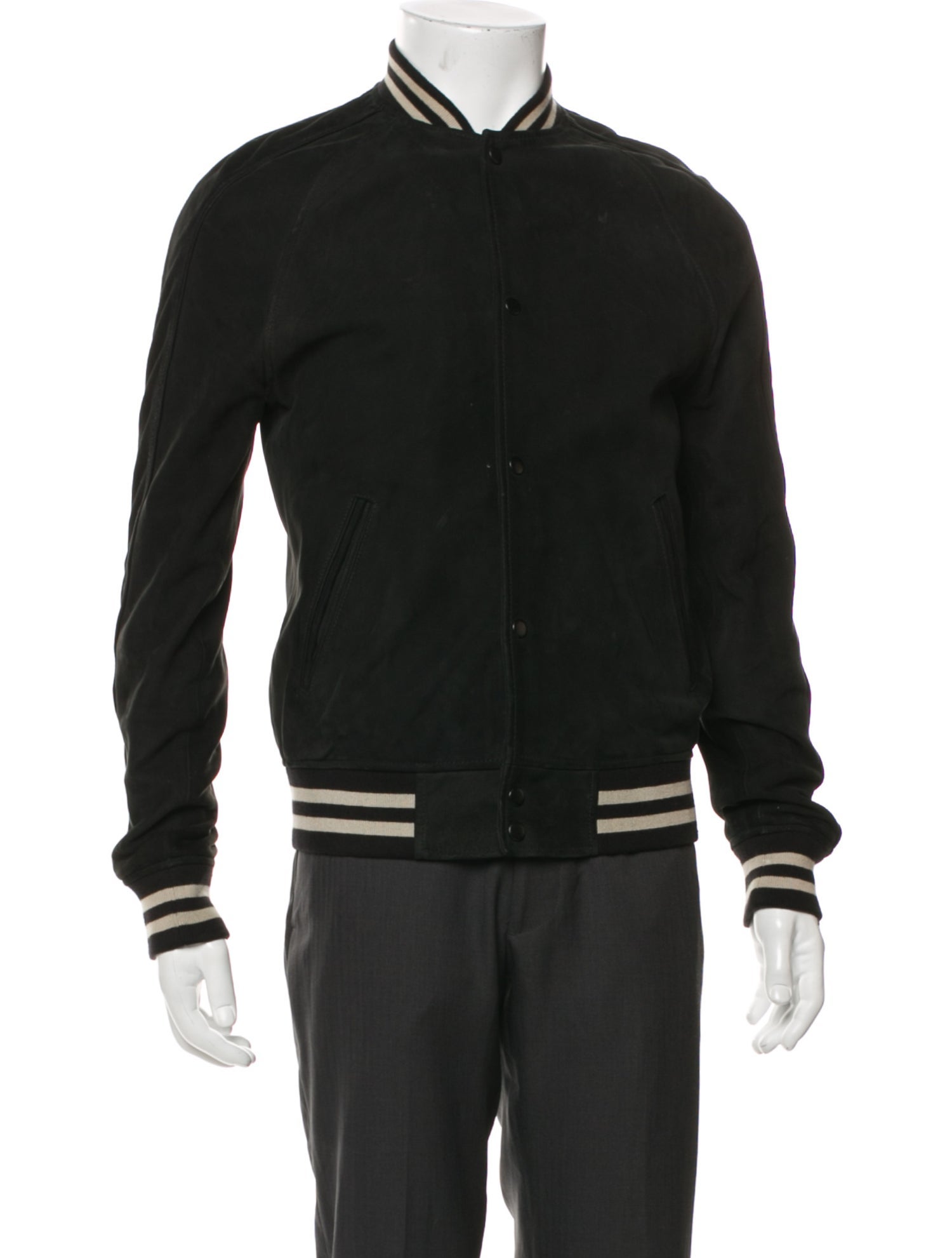 AllSaints Striped Bomber Jacket