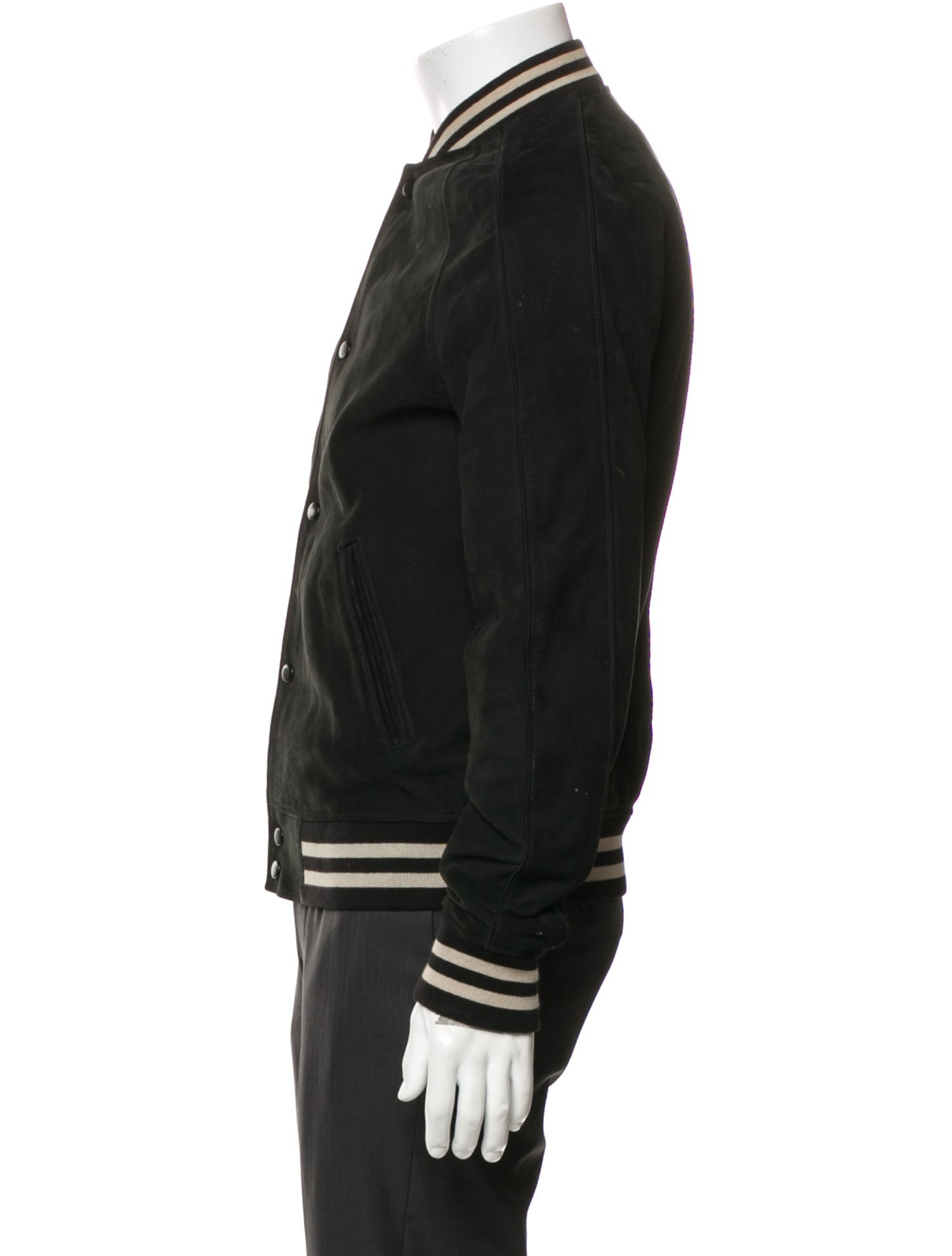 AllSaints Striped Bomber Jacket