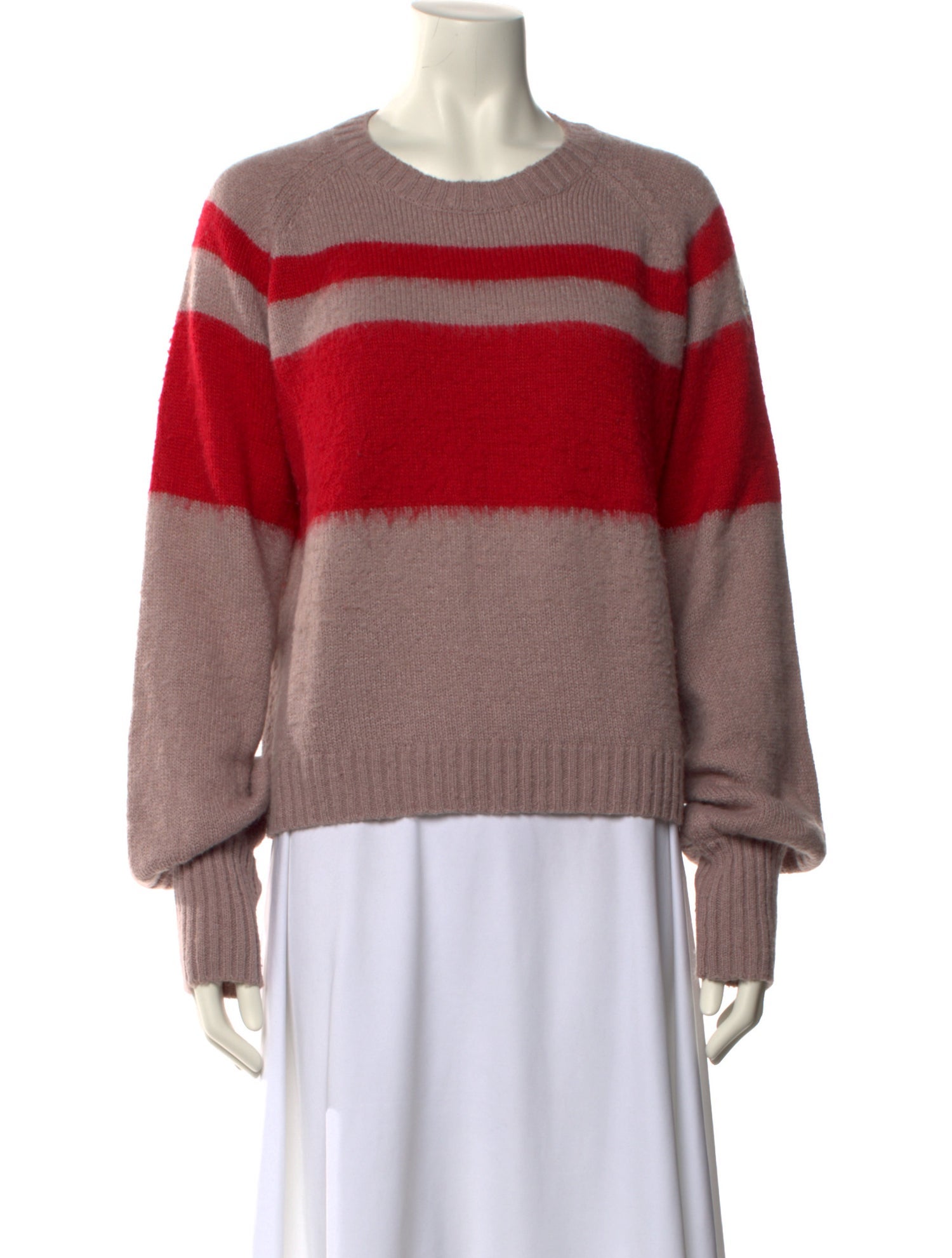 AllSaints Striped Crew Neck Sweater