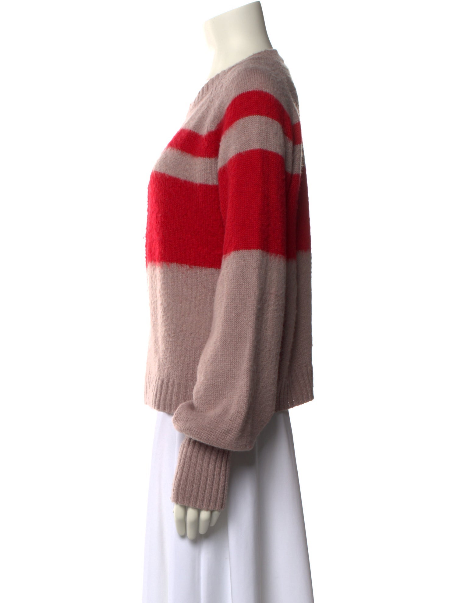 AllSaints Striped Crew Neck Sweater