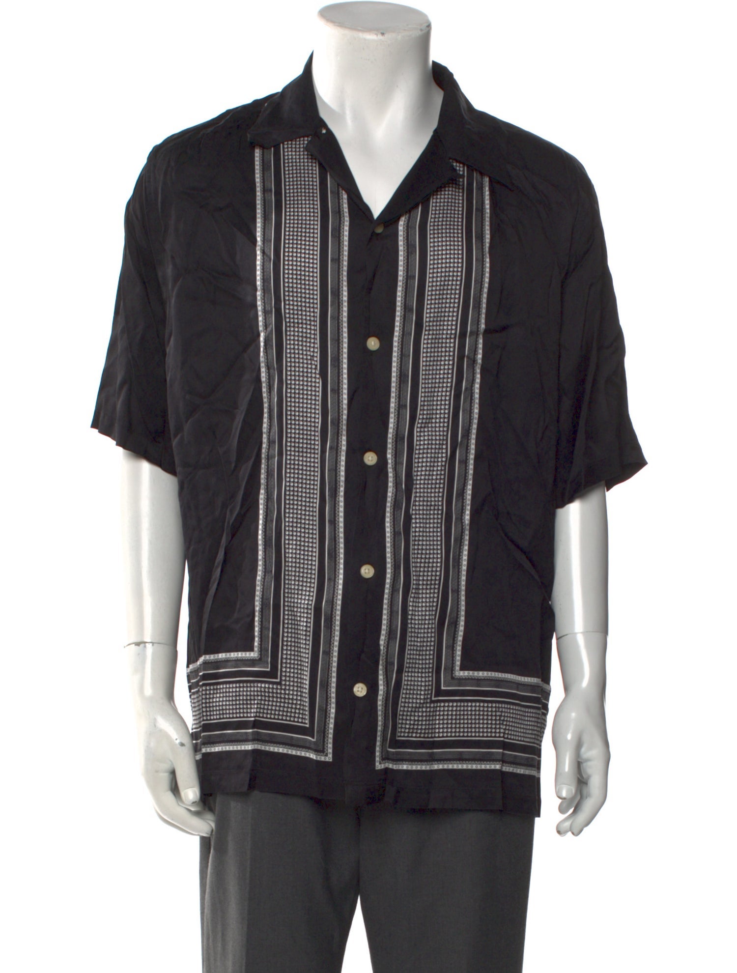 AllSaints Printed Short Sleeve Shirt
