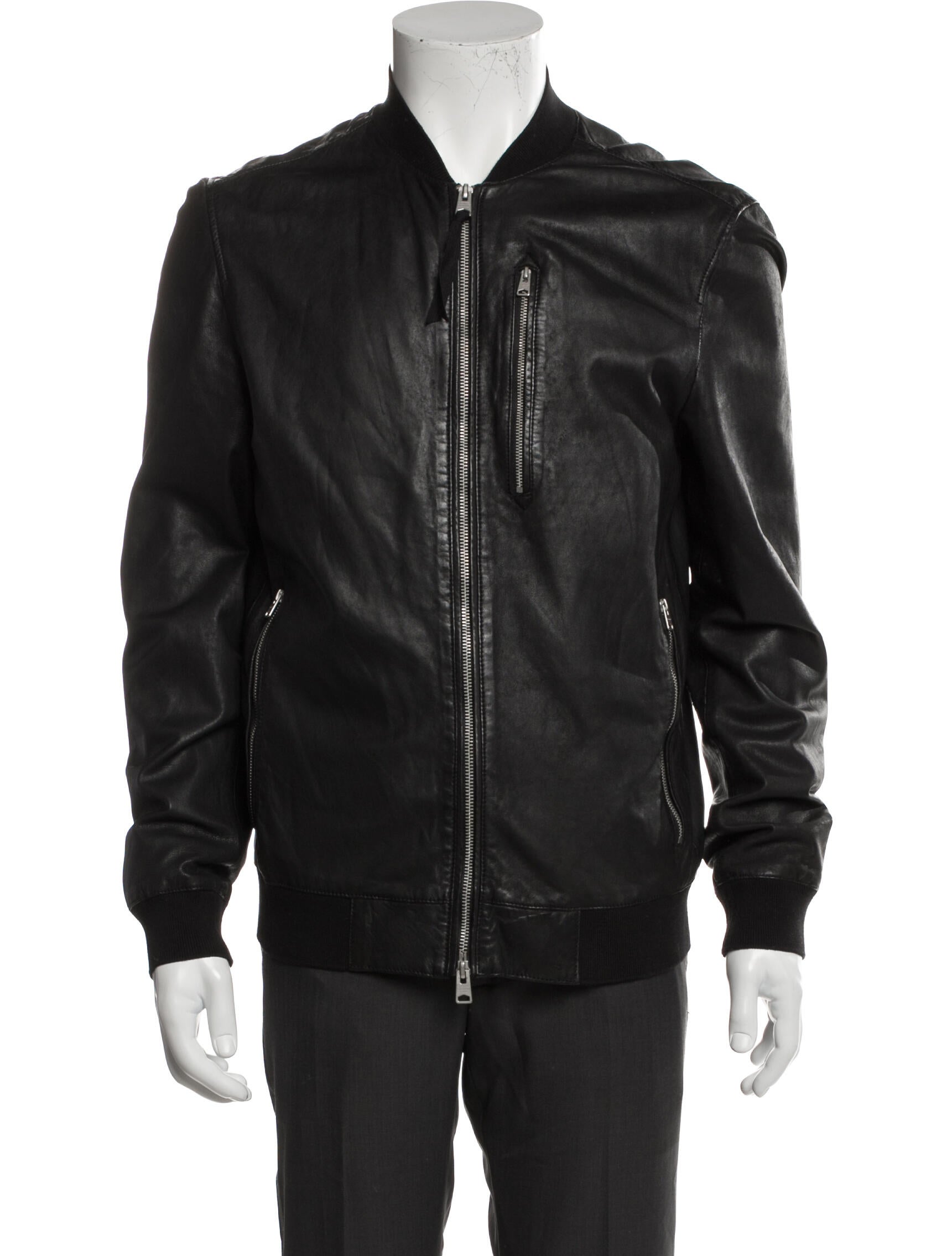 AllSaints Shearling Bomber Jacket