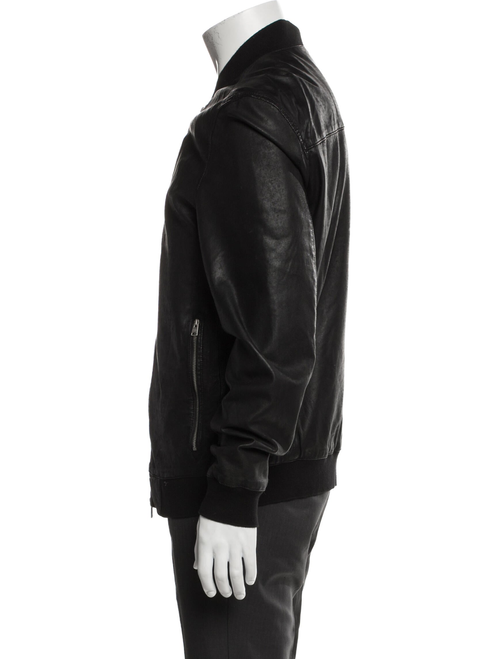 AllSaints Shearling Bomber Jacket