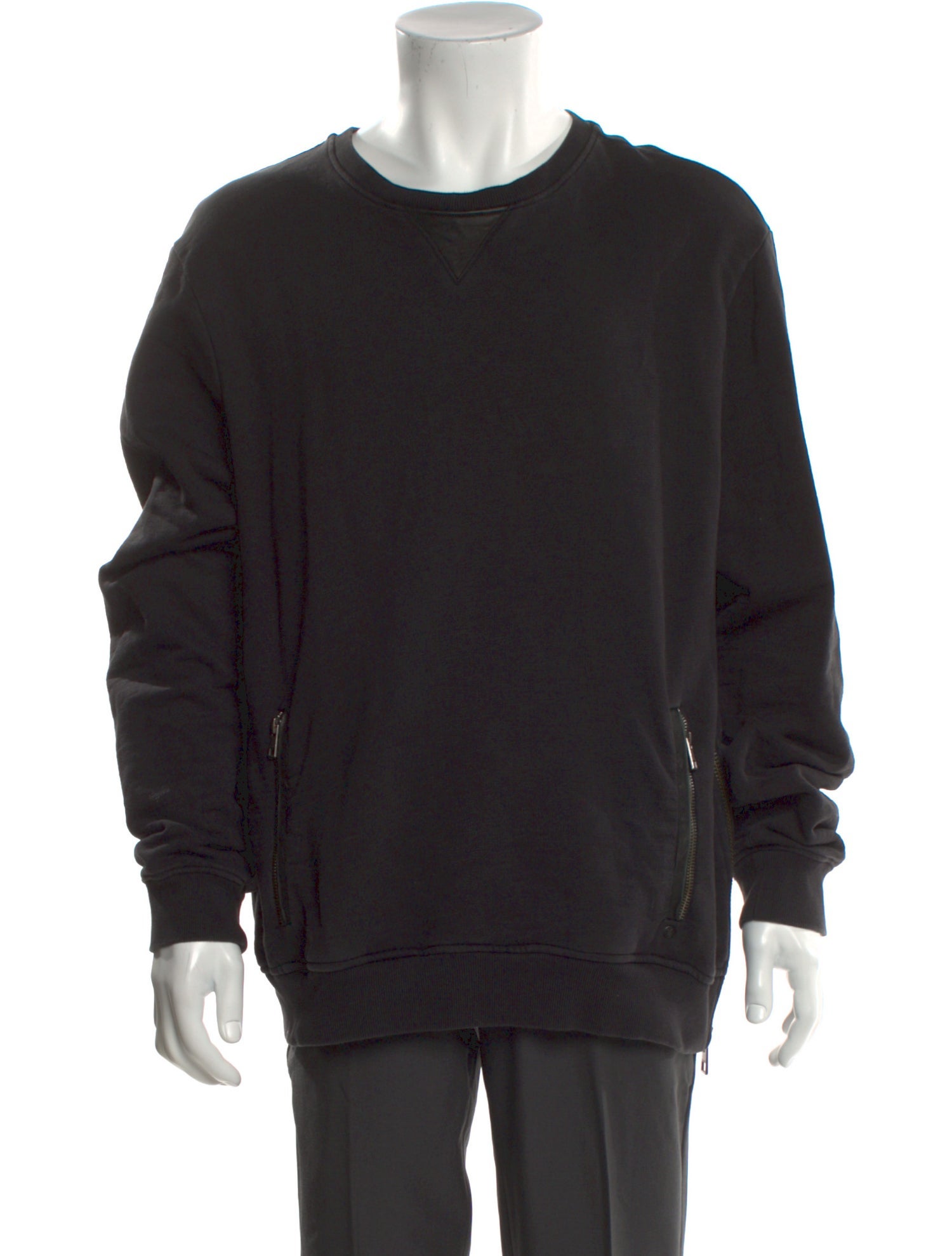 AllSaints Crew Neck Long Sleeve Pullover
