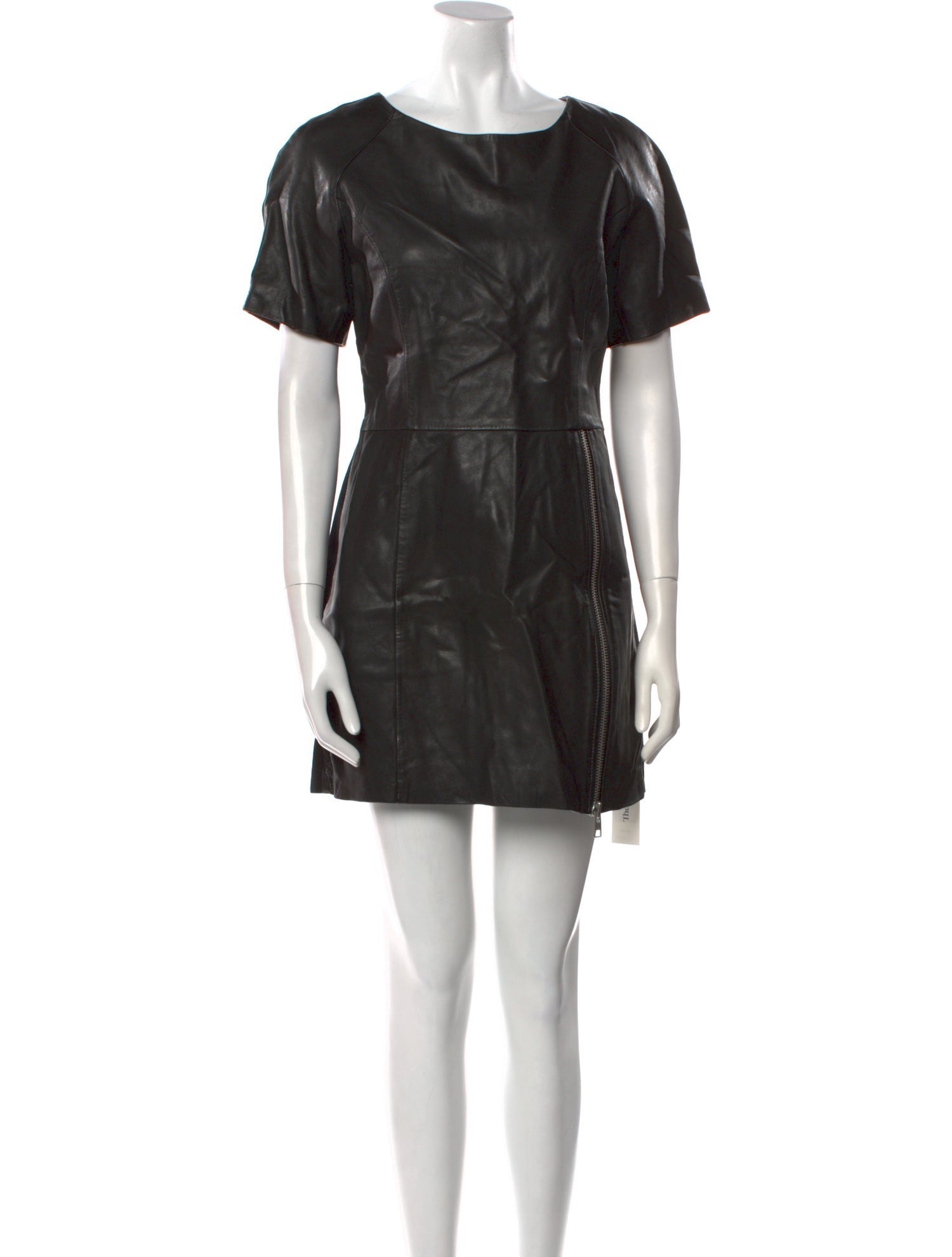 AllSaints Lamb Leather Mini Dress