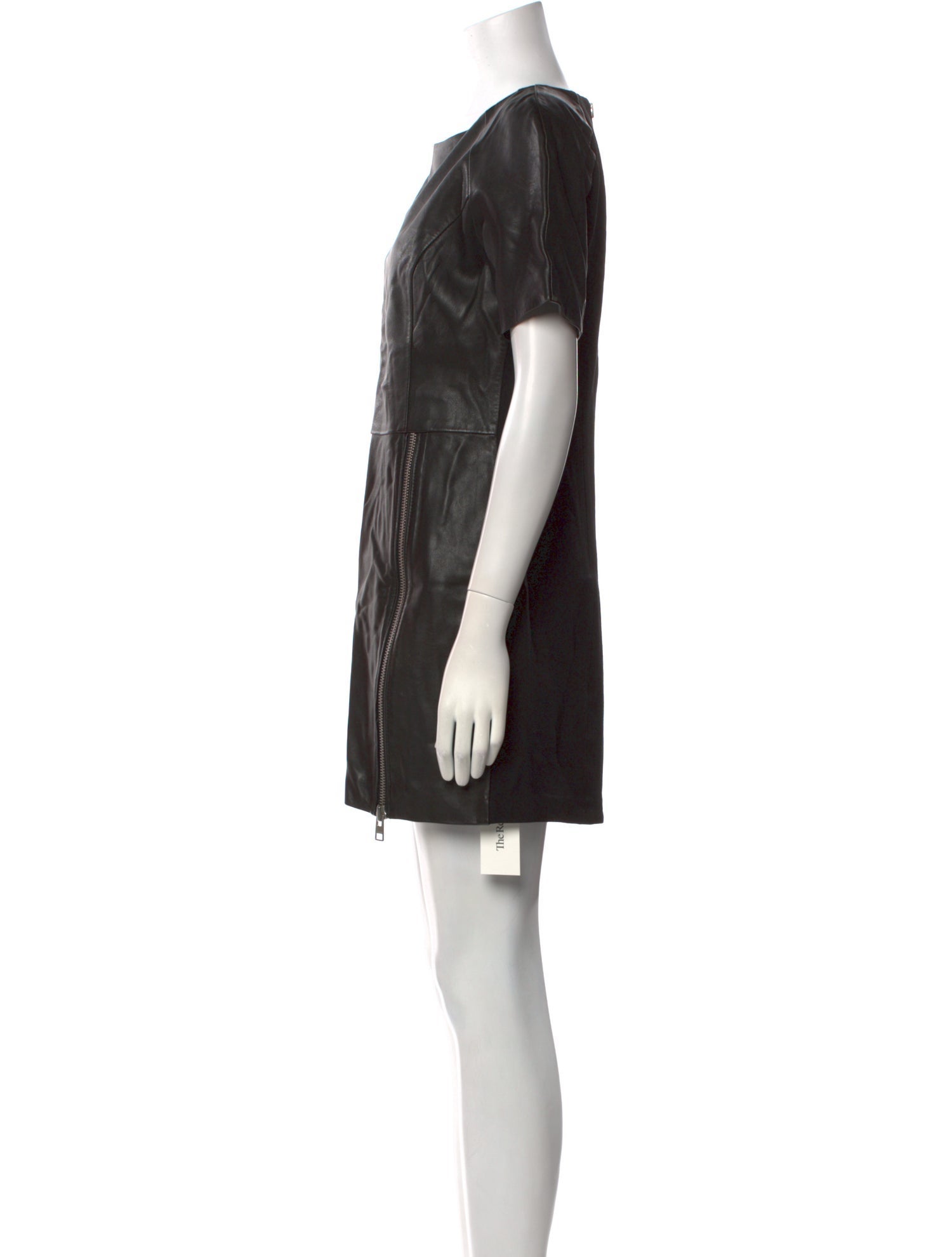 AllSaints Lamb Leather Mini Dress