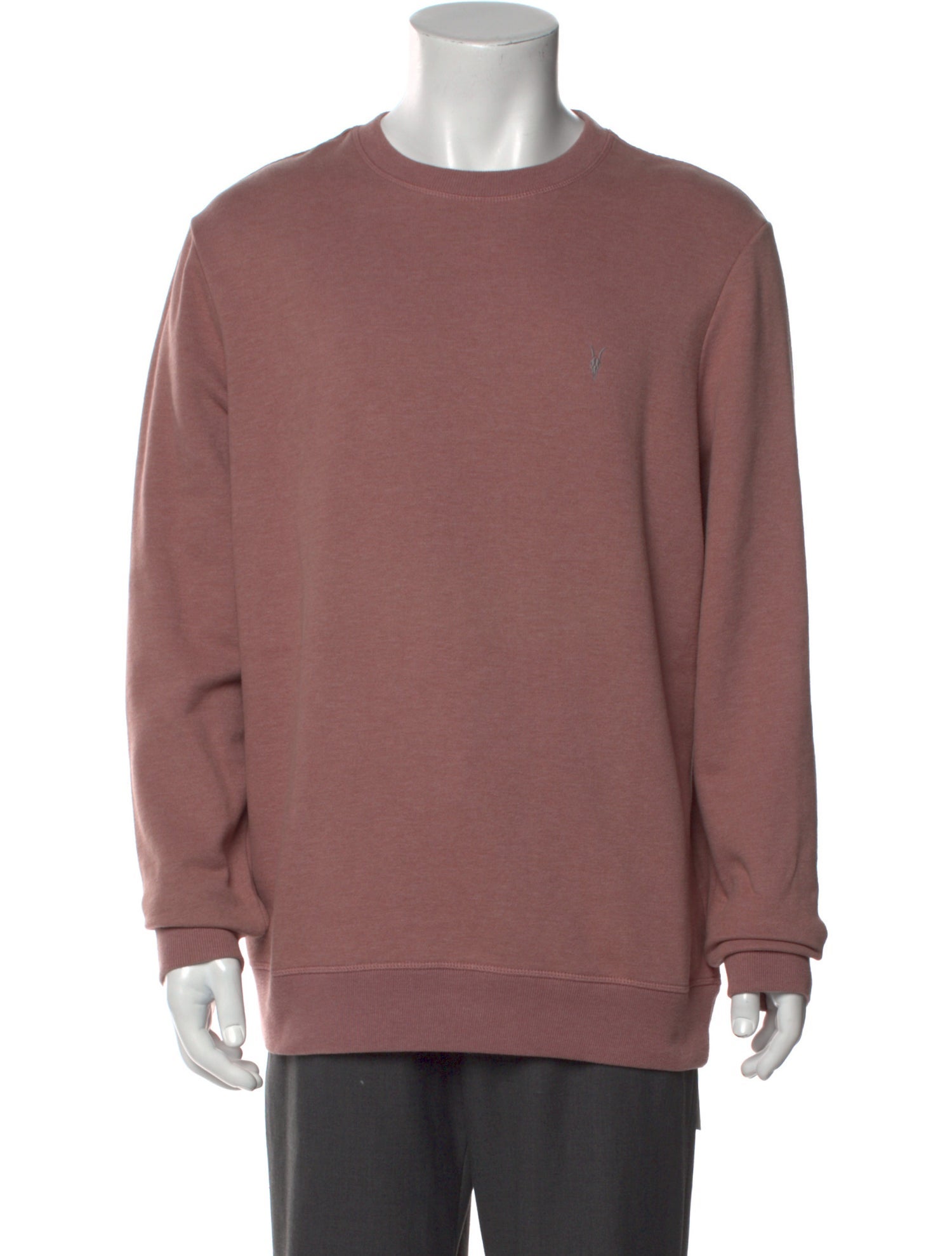 AllSaints Crew Neck Long Sleeve Pullover