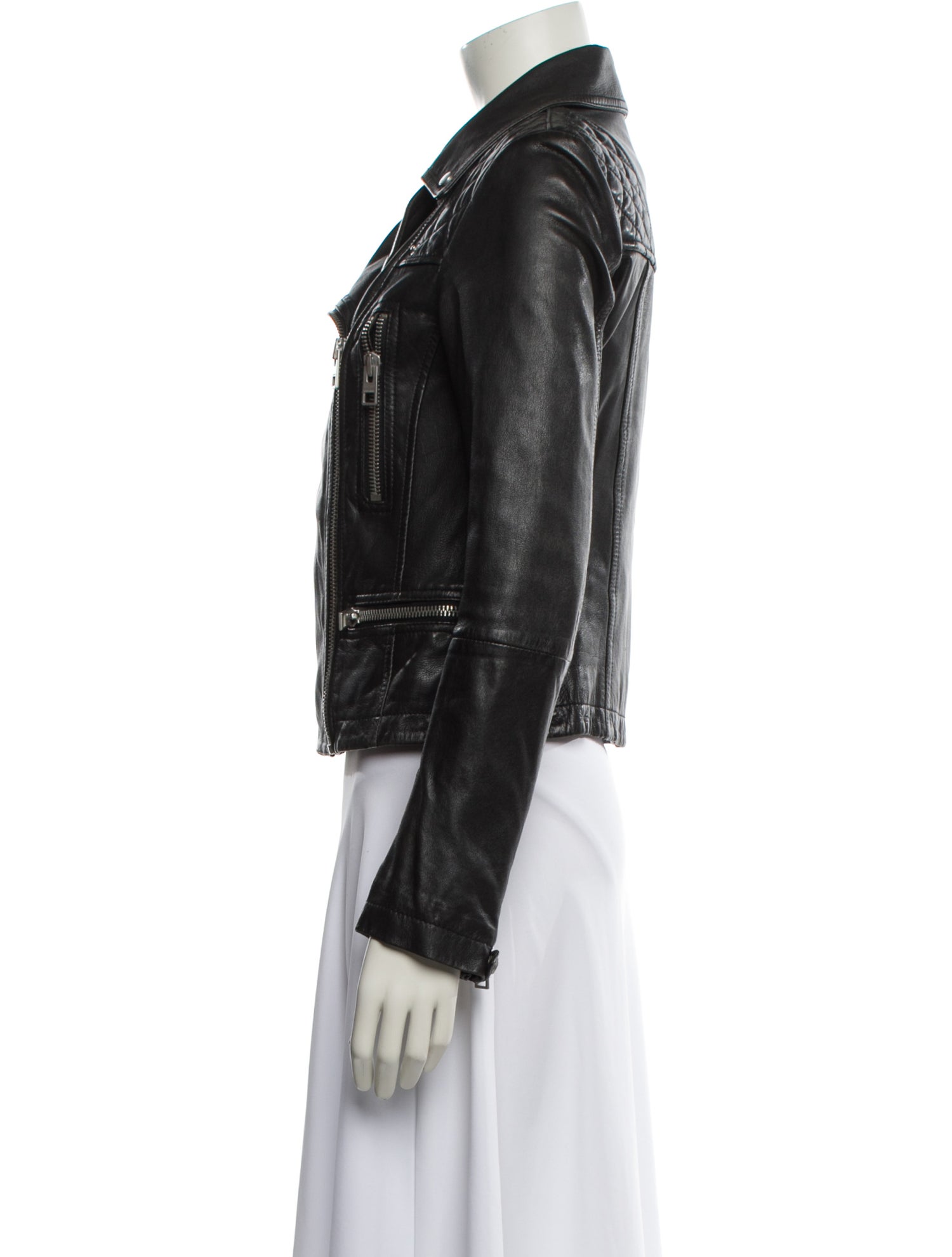 AllSaints Leather Biker Jacket