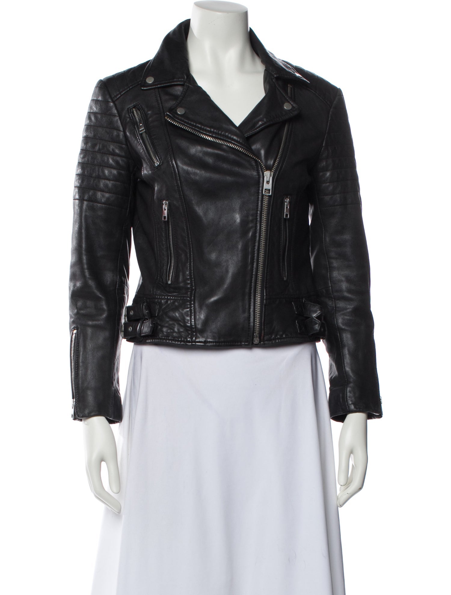 AllSaints Leather Biker Jacket