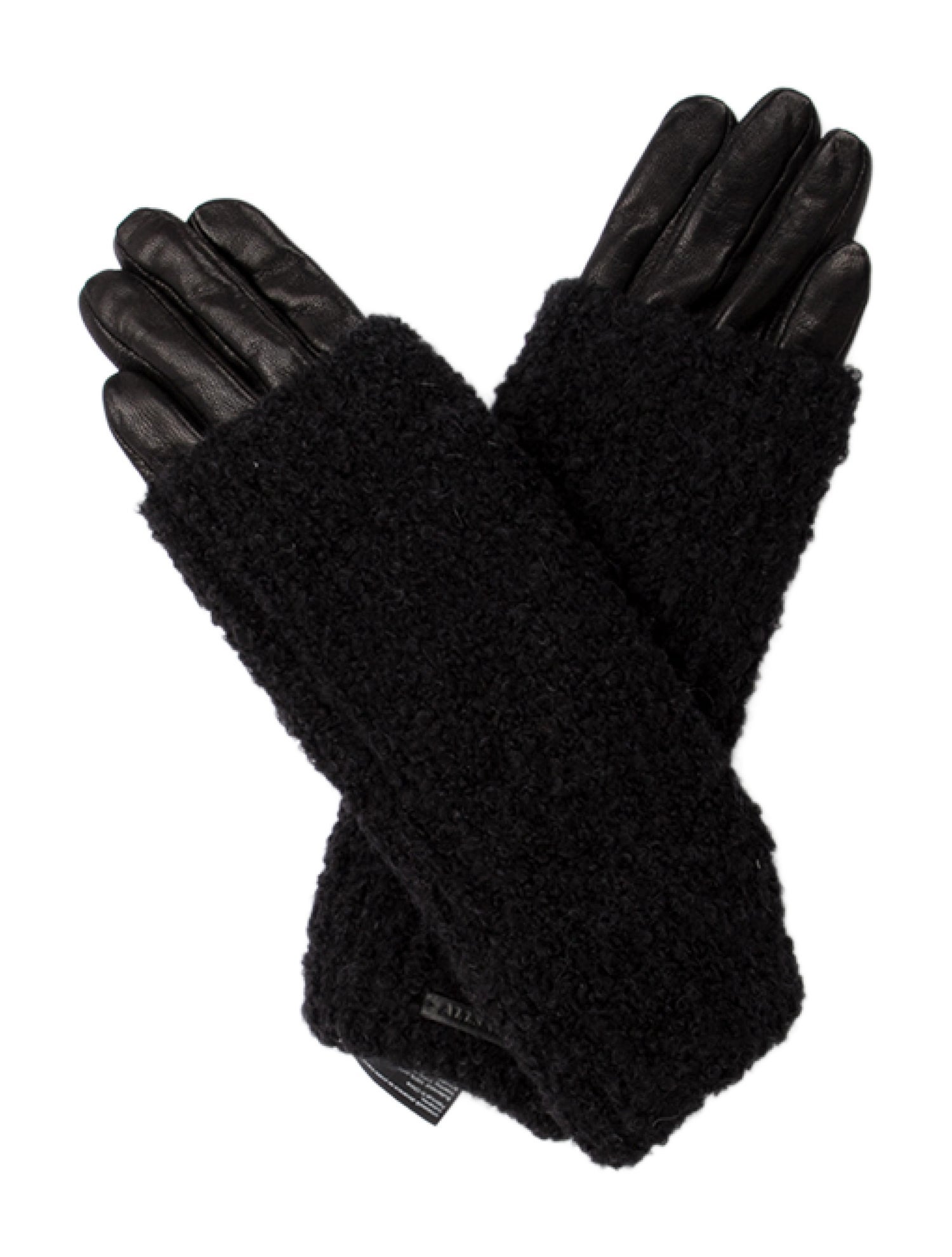 AllSaints Solid Leather Gloves w/Tags