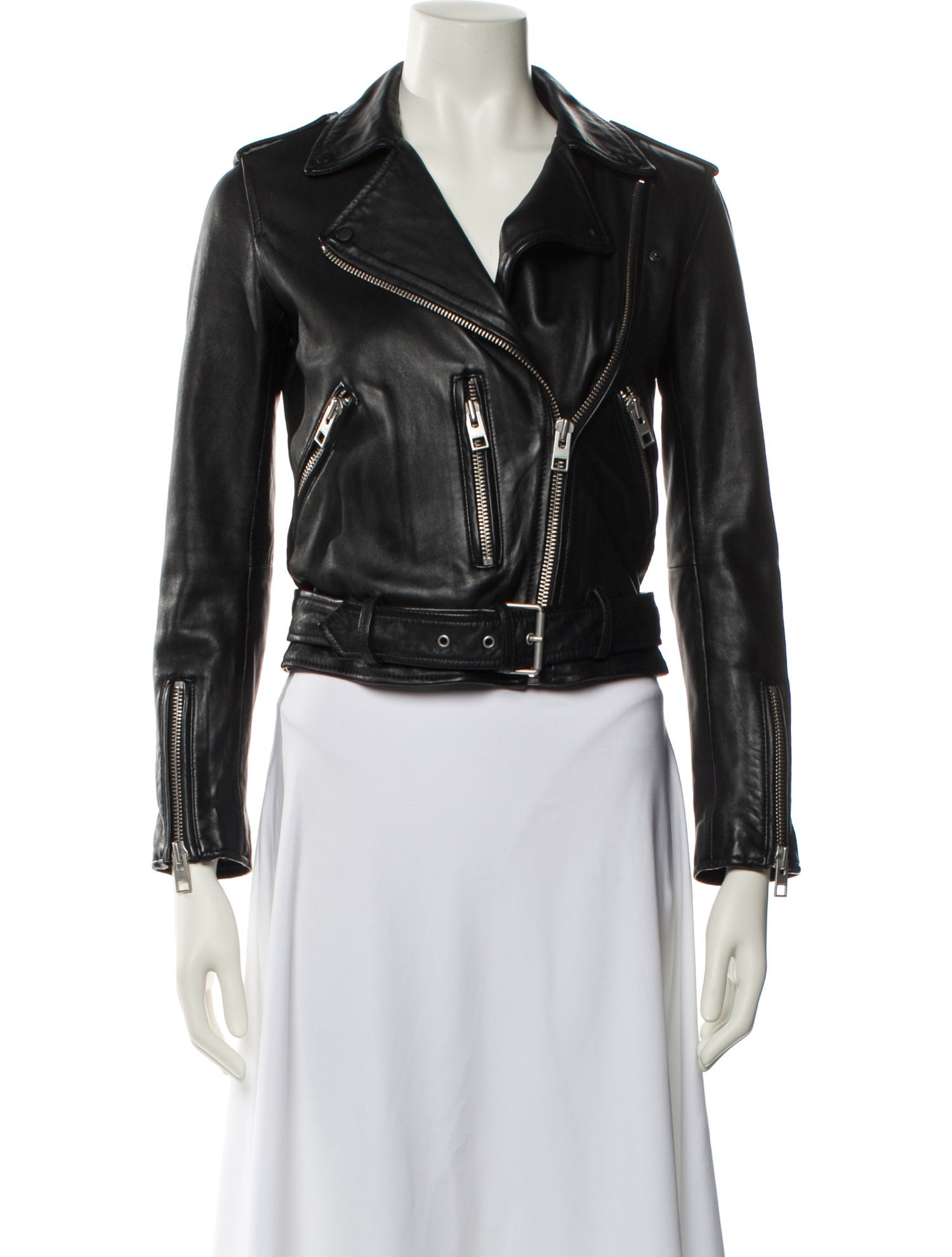 AllSaints Leather Biker Jacket