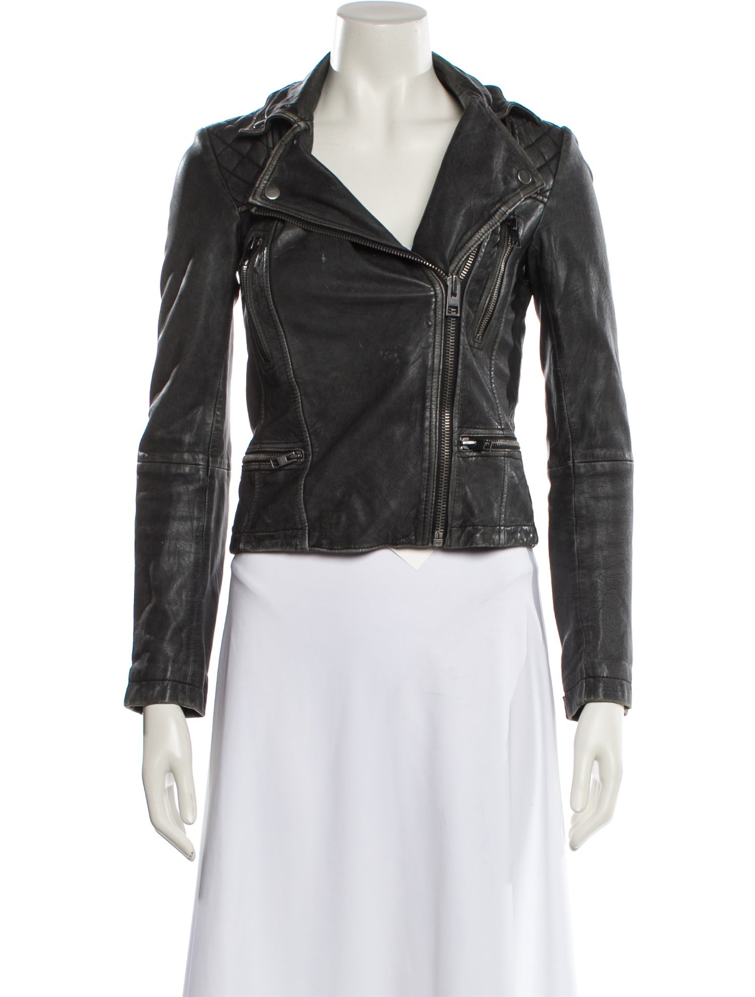 AllSaints Leather Biker Jacket
