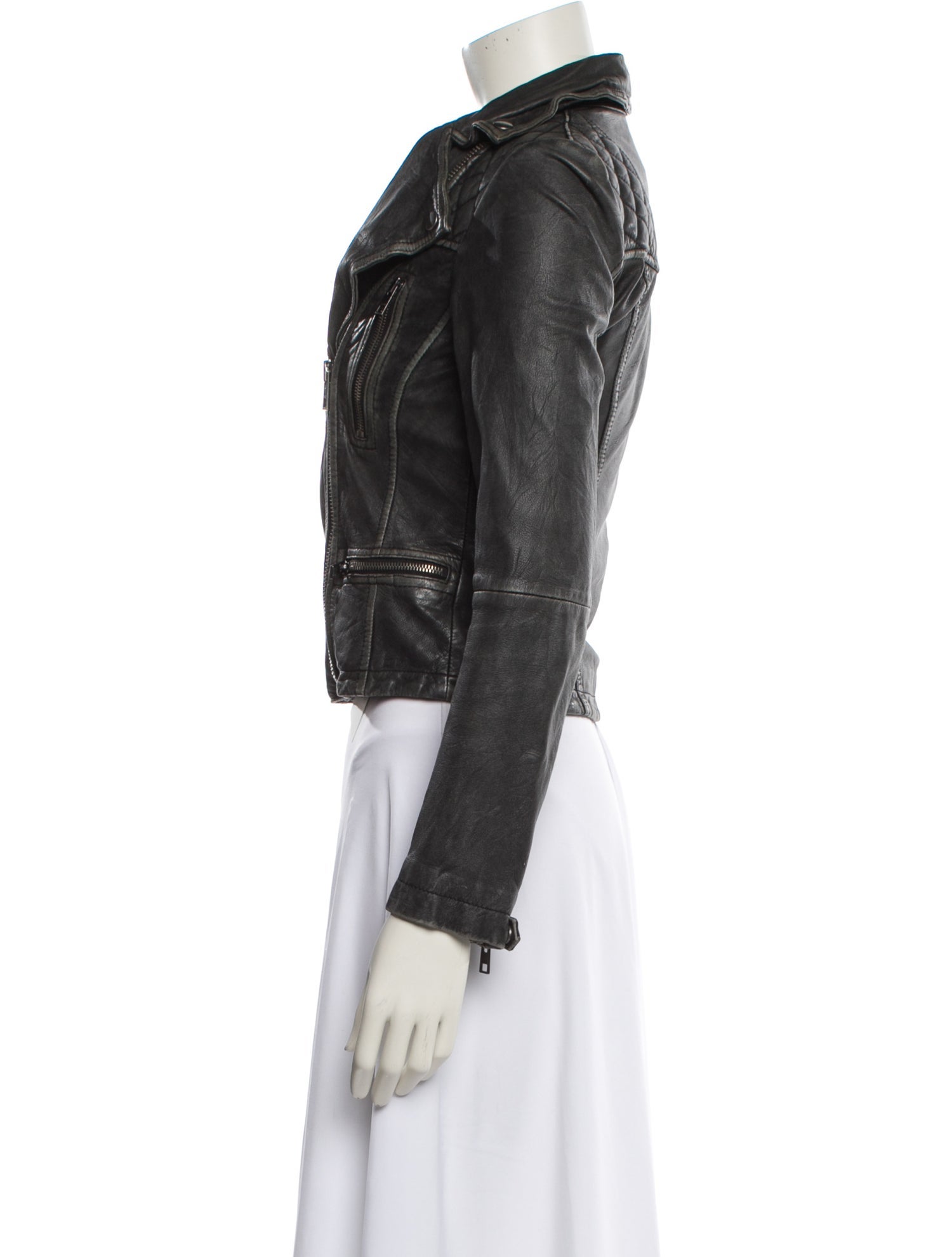 AllSaints Leather Biker Jacket