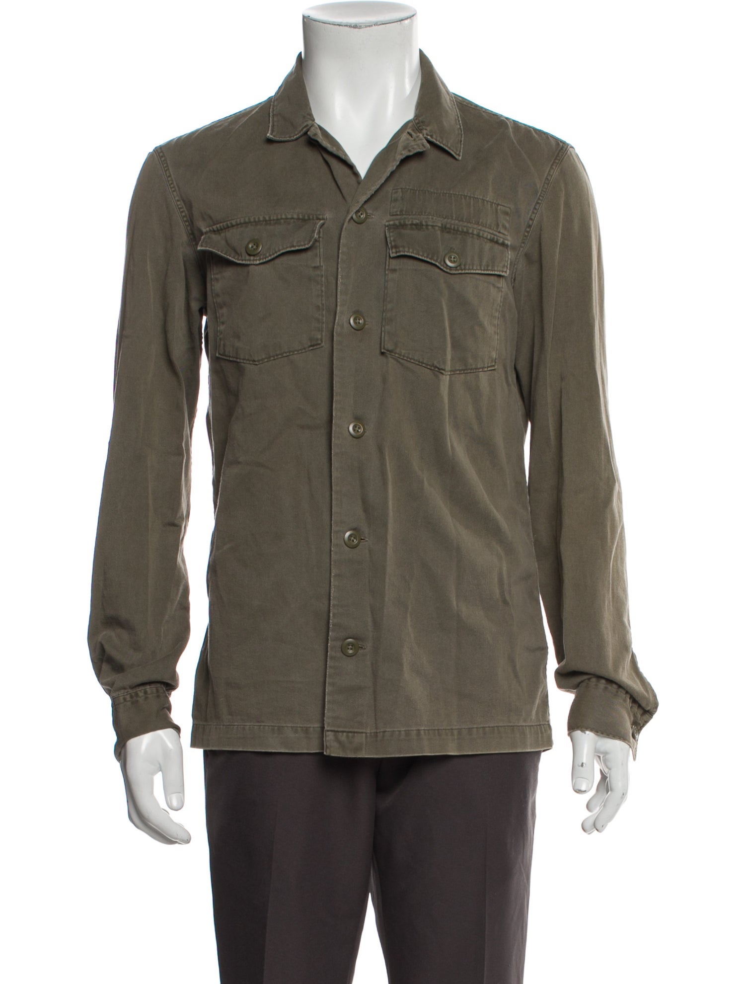 AllSaints Long Sleeve Denim Shirt