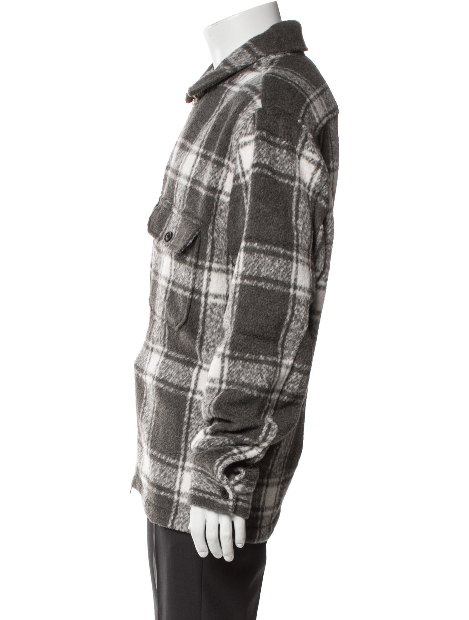 AllSaints Plaid Print Jacket