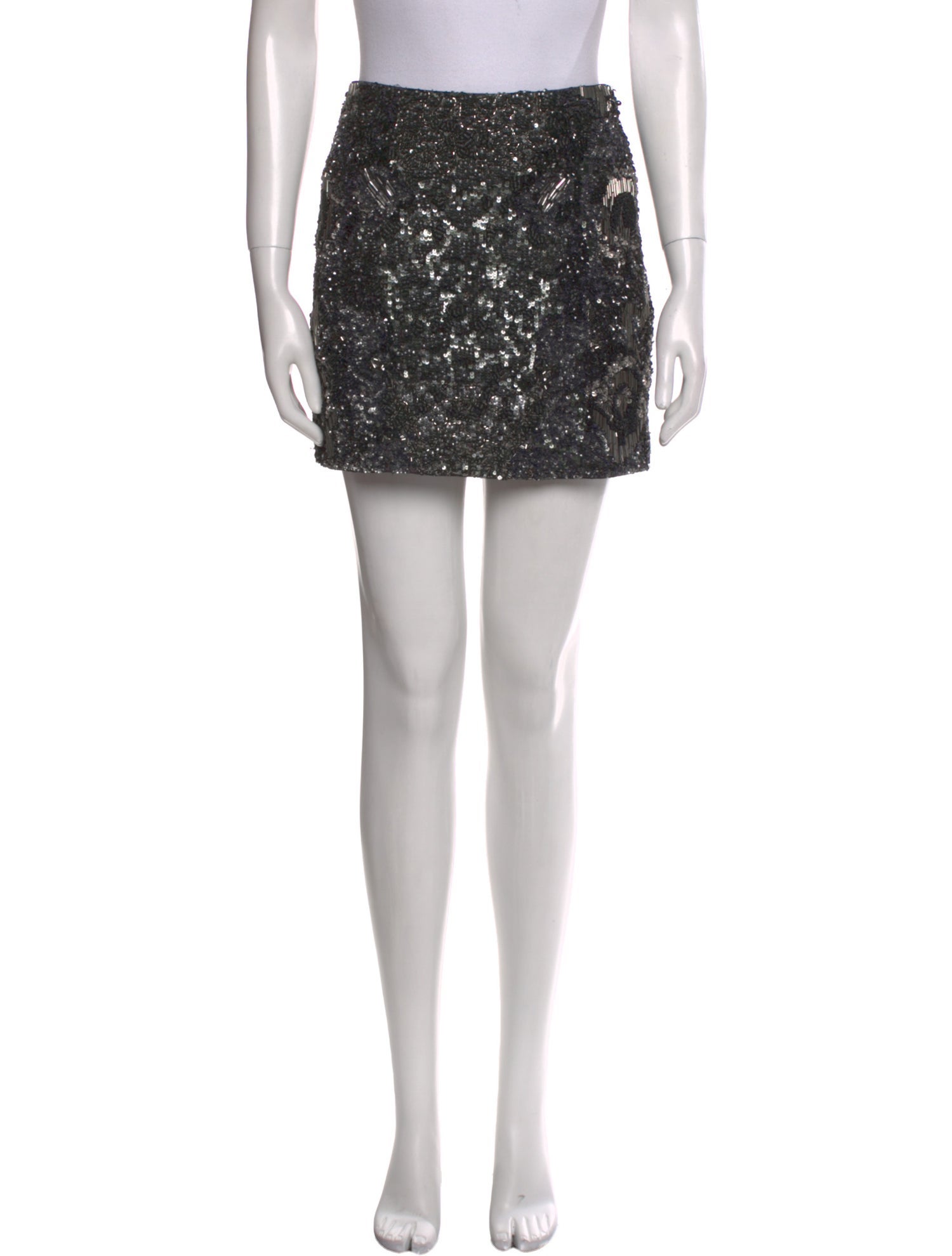 AllSaints Sequin Embellishments Mini Skirt