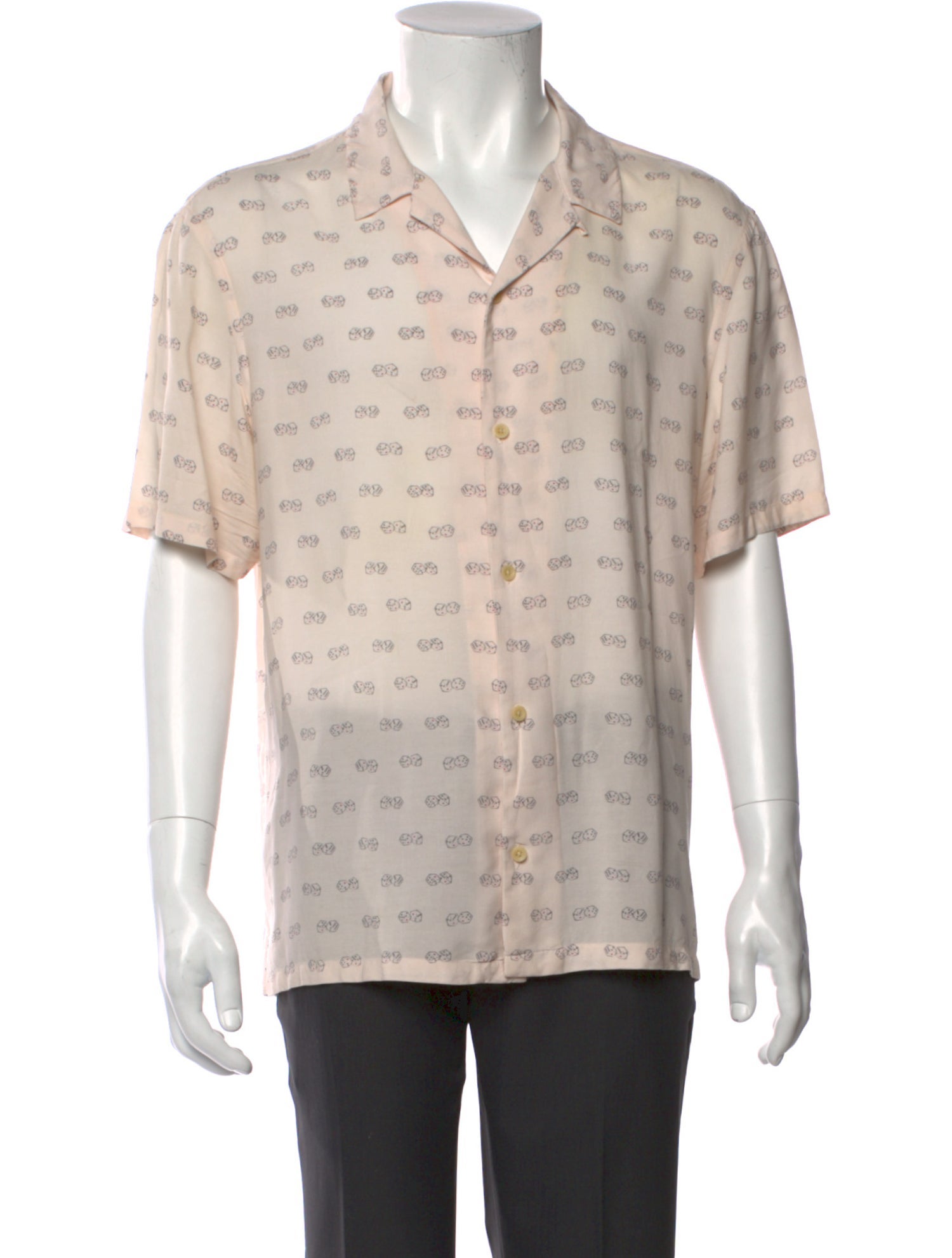 AllSaints Printed Short Sleeve Shirt
