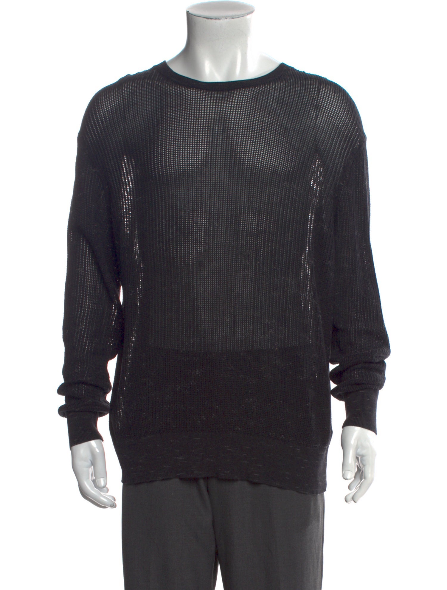 AllSaints Crew Neck Long Sleeve Pullover