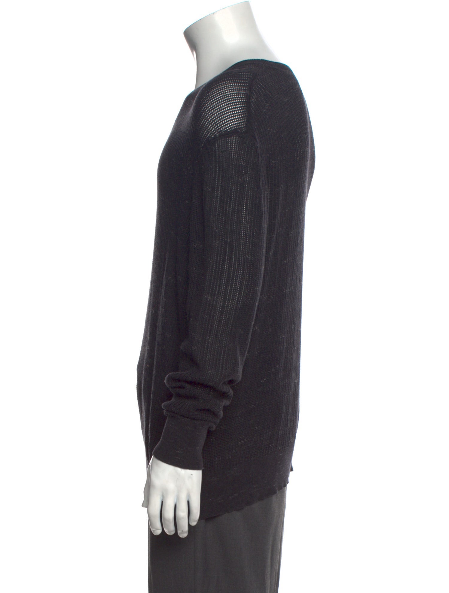 AllSaints Crew Neck Long Sleeve Pullover