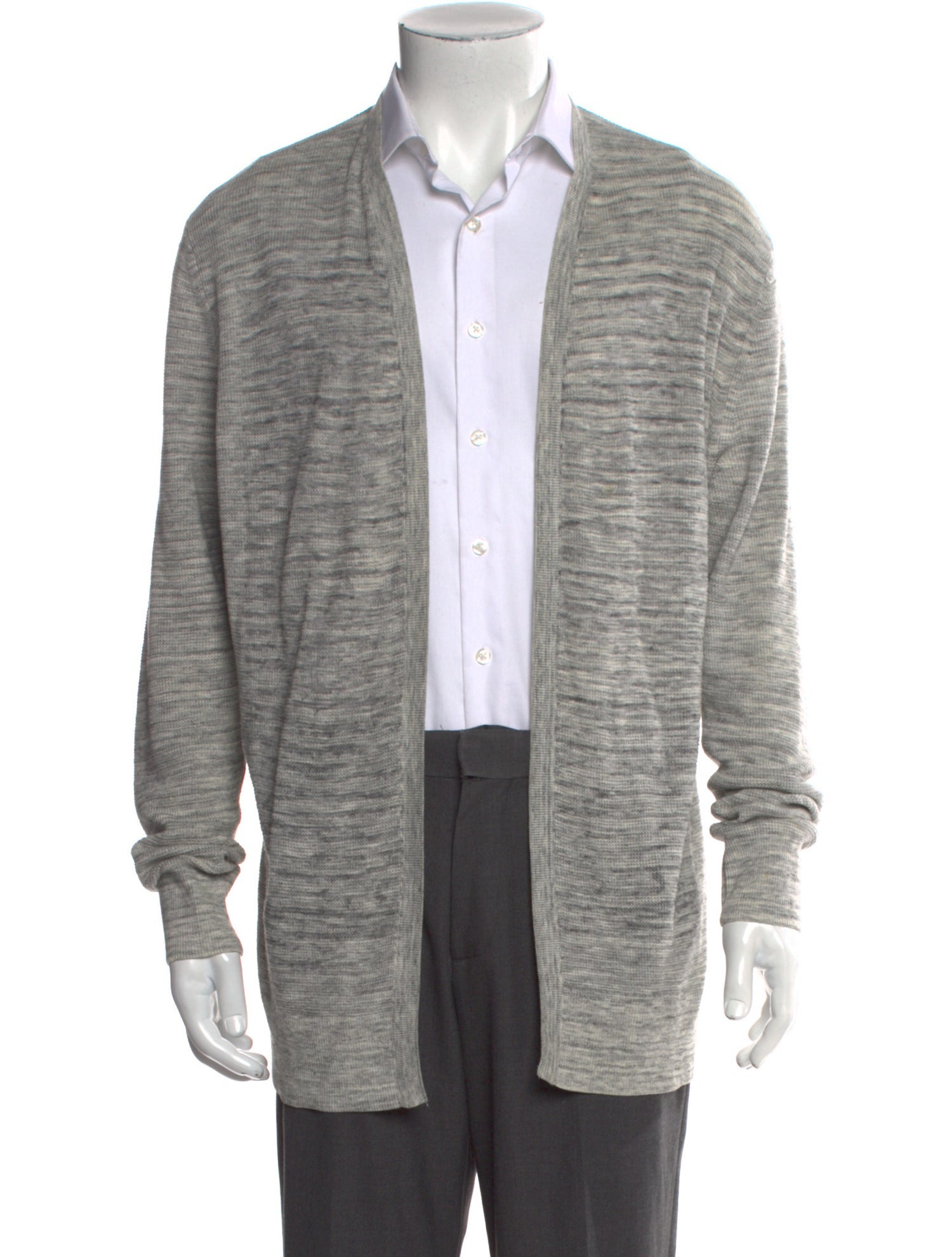 AllSaints Open Front Long Sleeve Cardigan