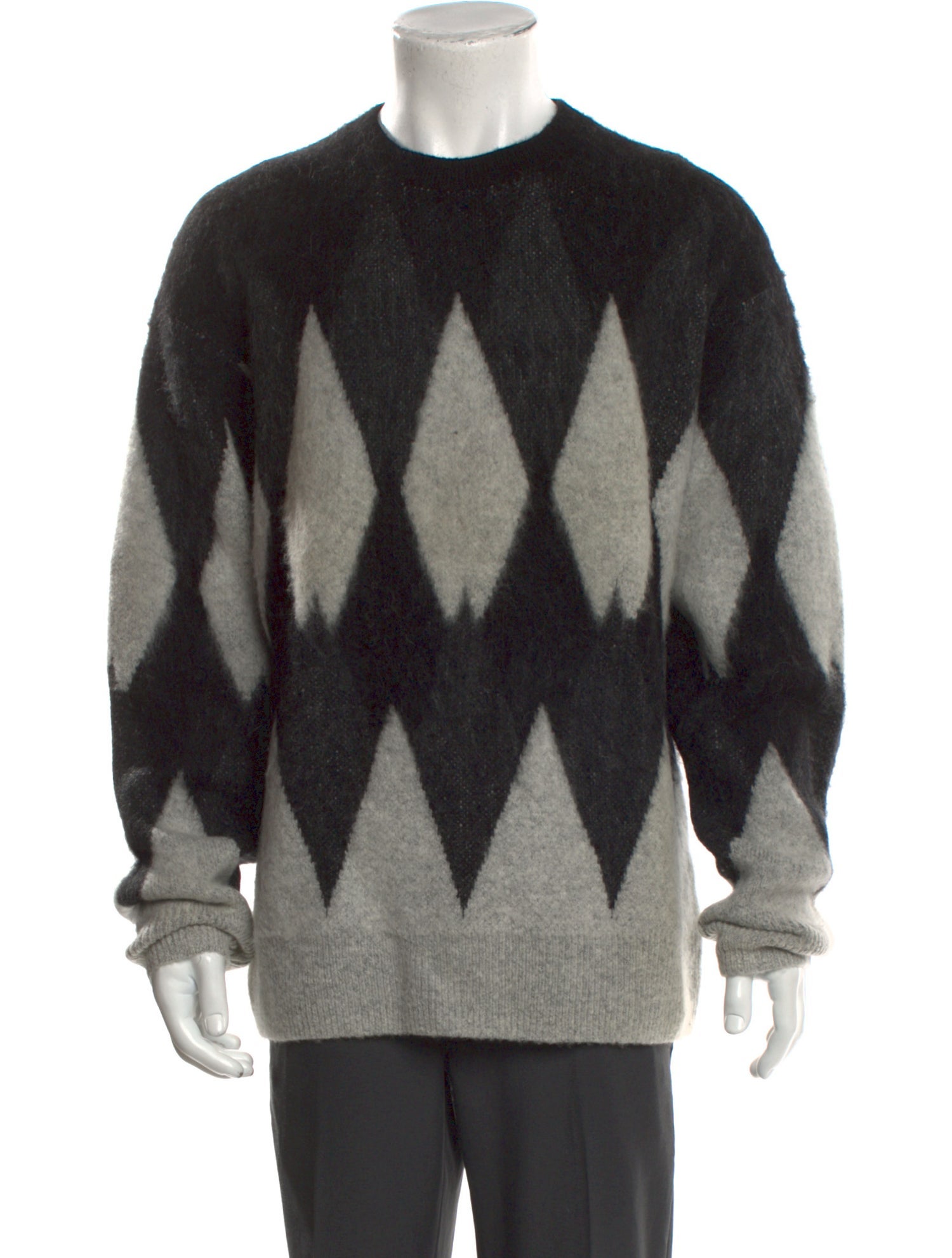 AllSaints Printed Crew Neck Pullover