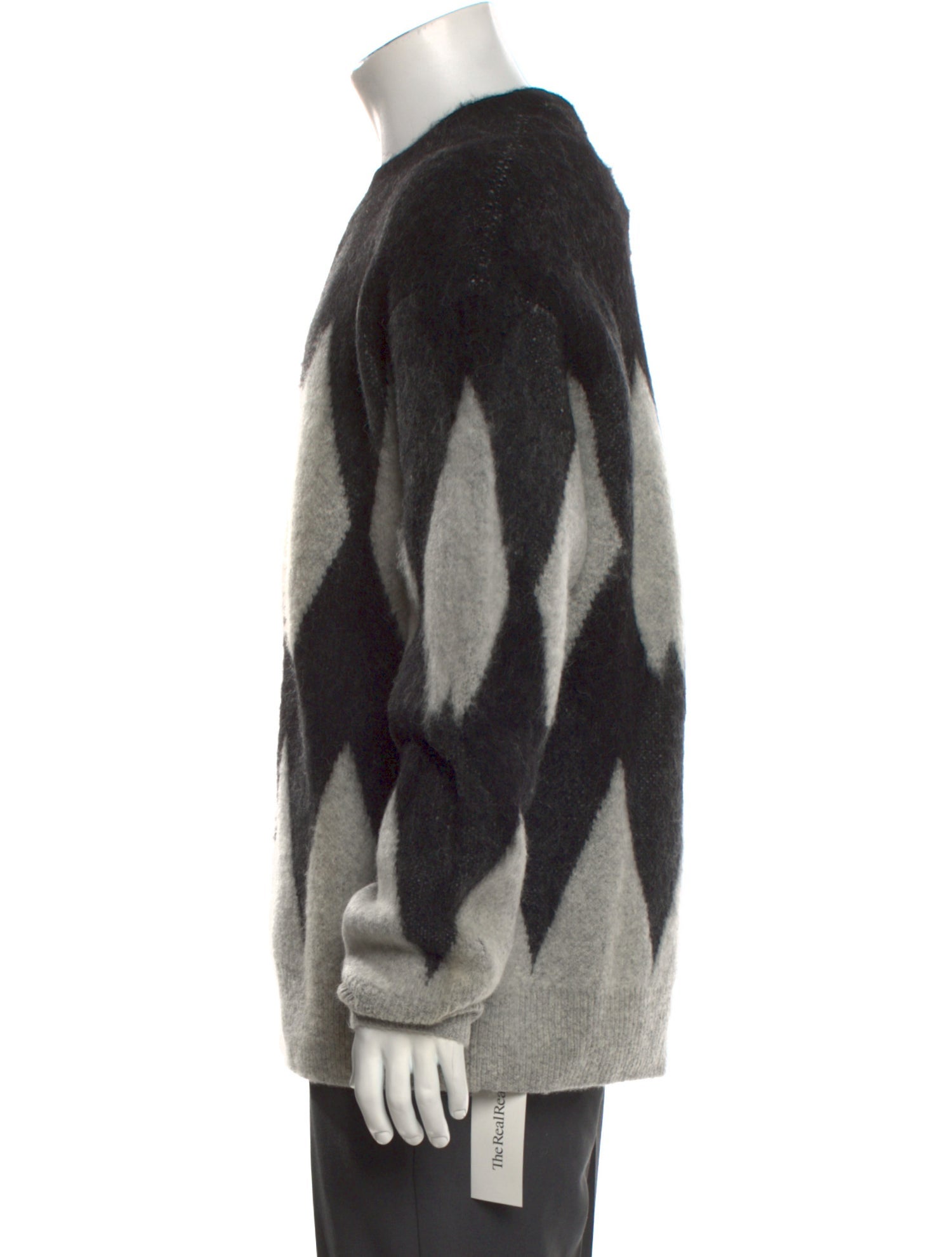 AllSaints Printed Crew Neck Pullover