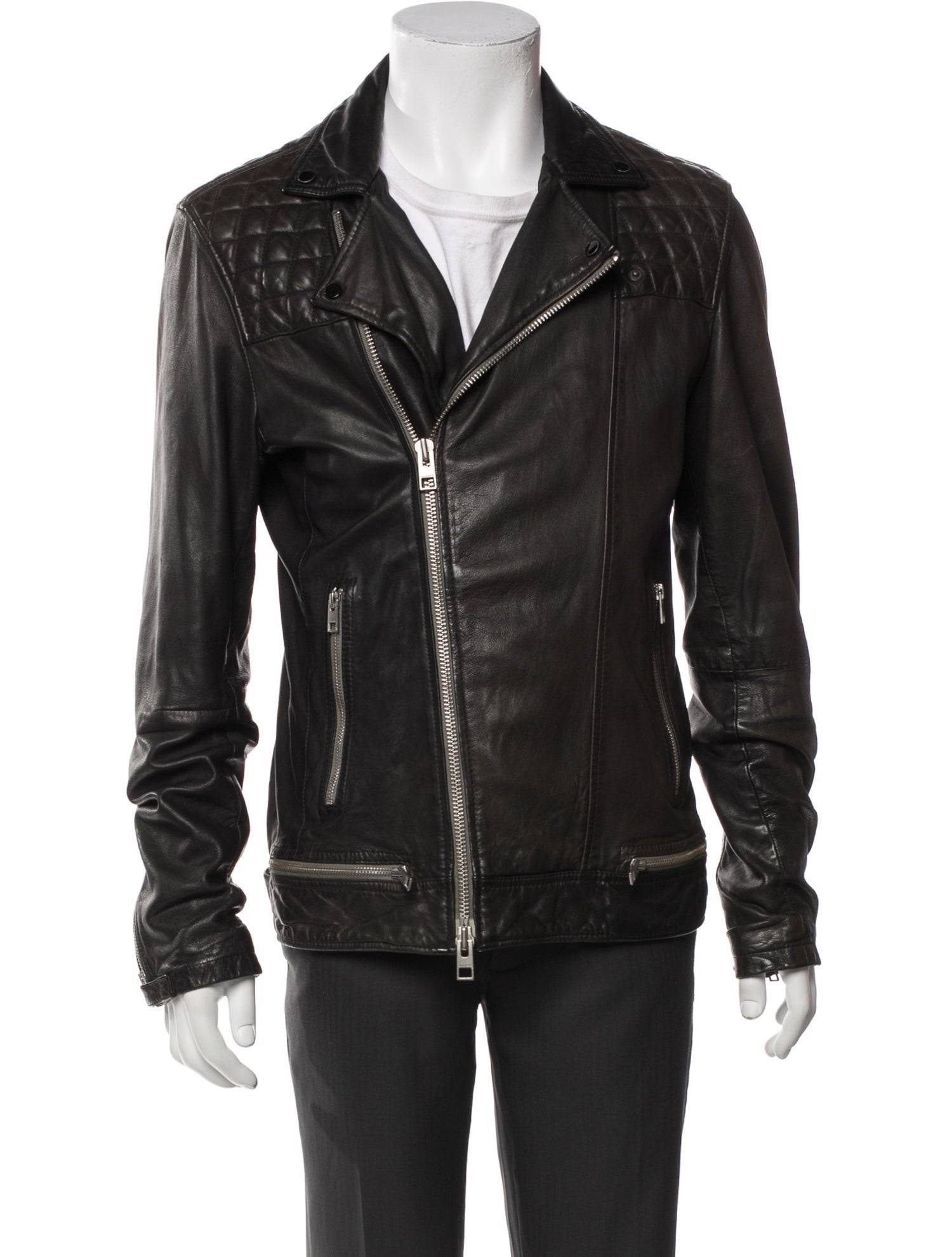 AllSaints Leather Moto Jacket