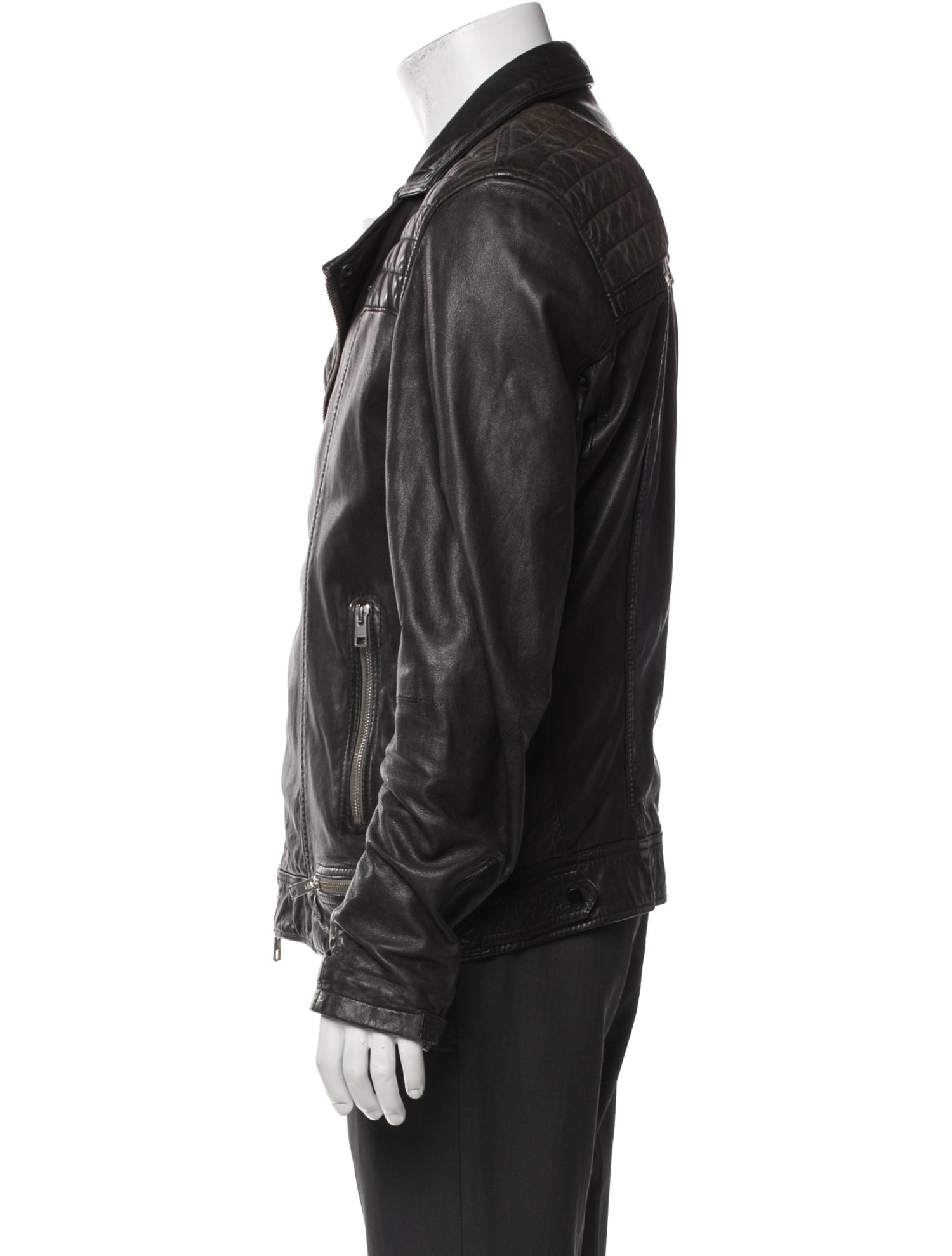 AllSaints Leather Moto Jacket
