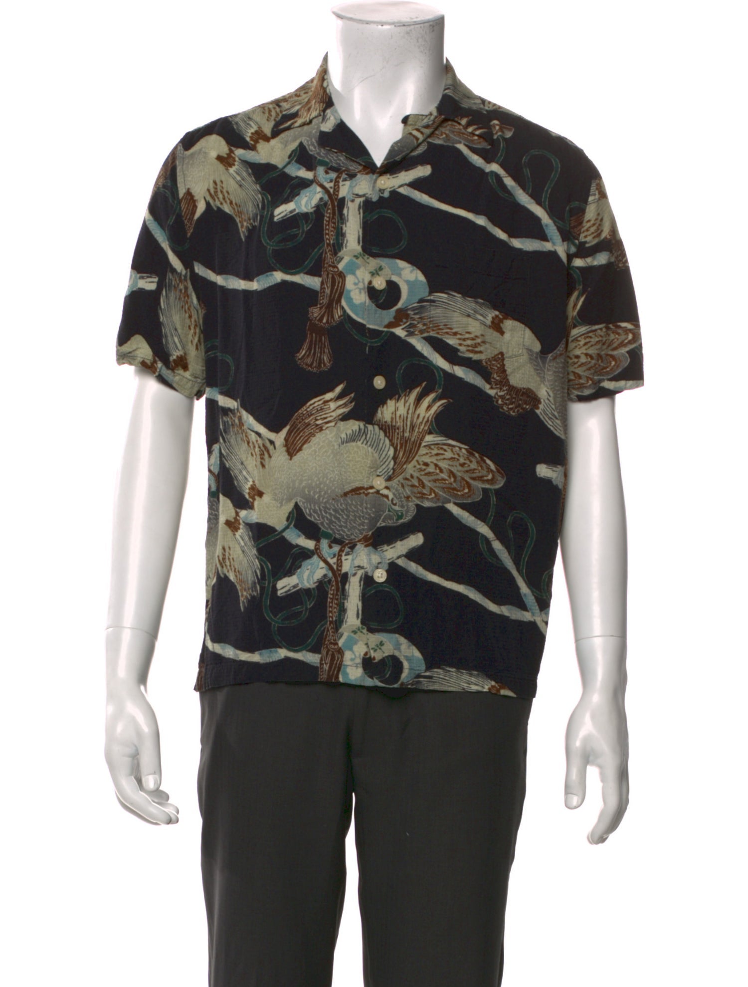 AllSaints Printed Short Sleeve Shirt