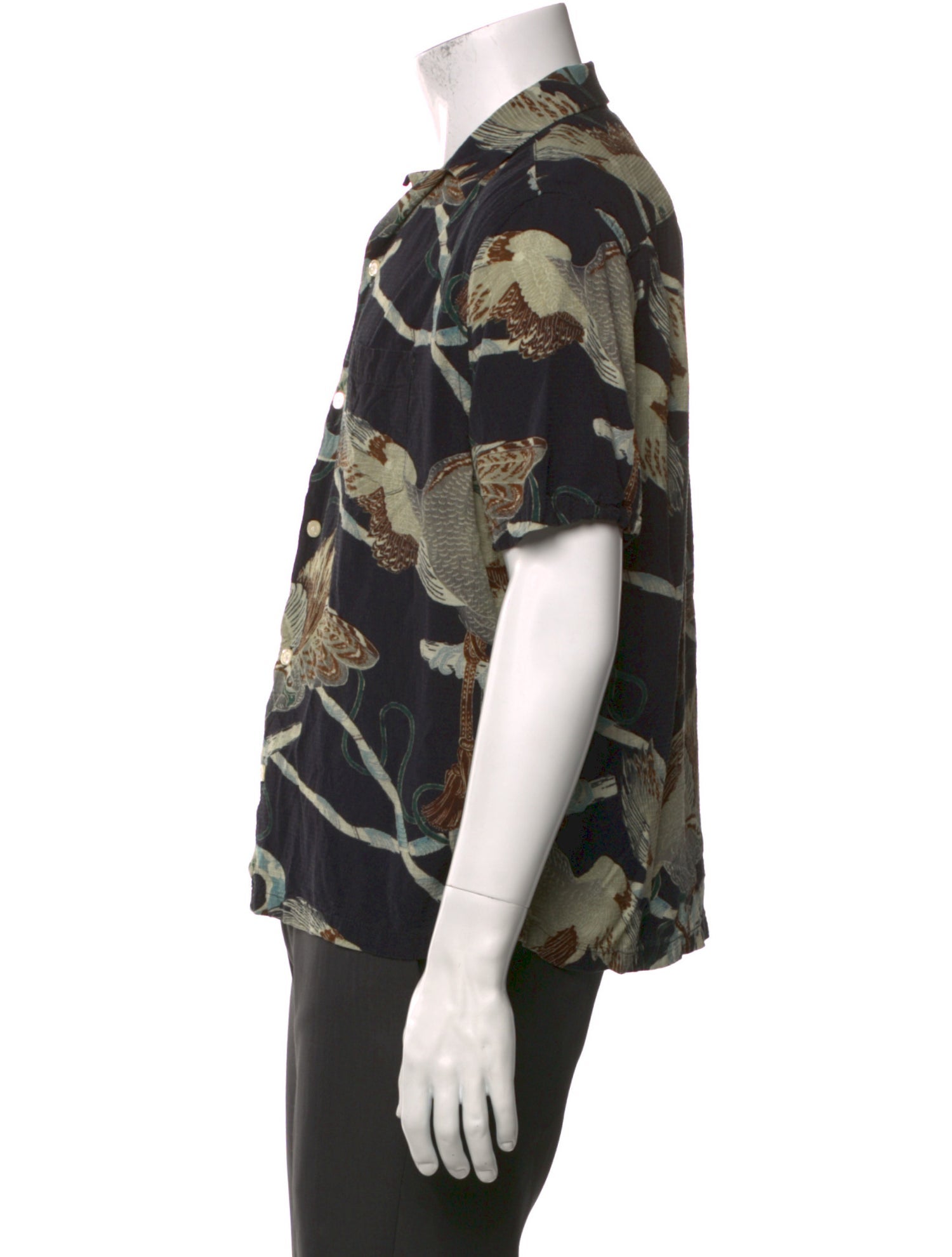 AllSaints Printed Short Sleeve Shirt