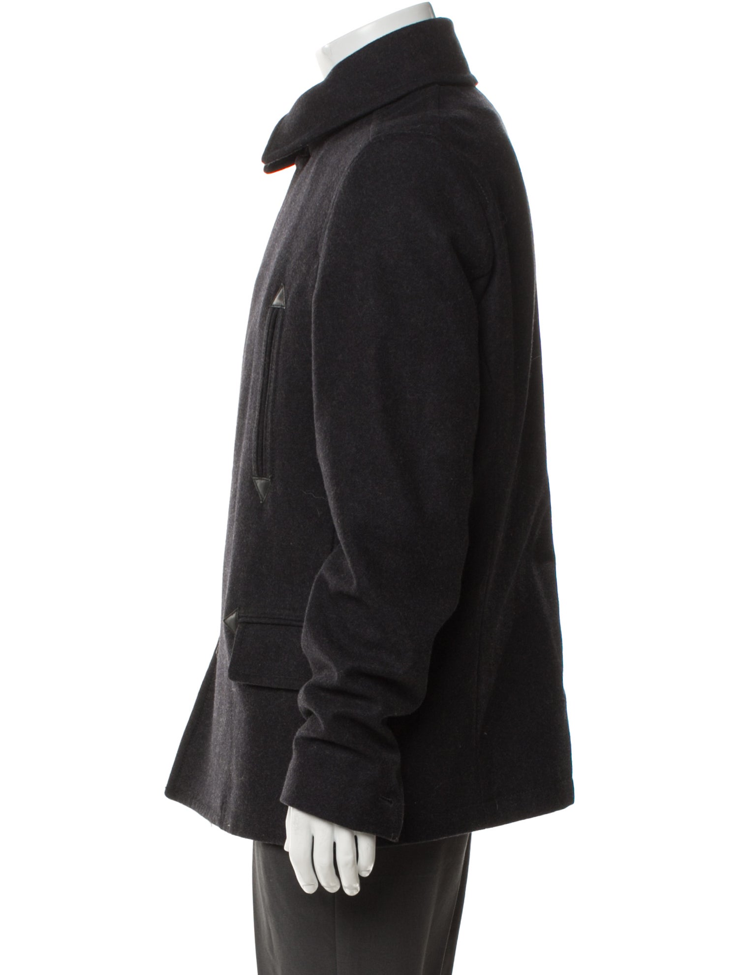 AllSaints Wool Peacoat