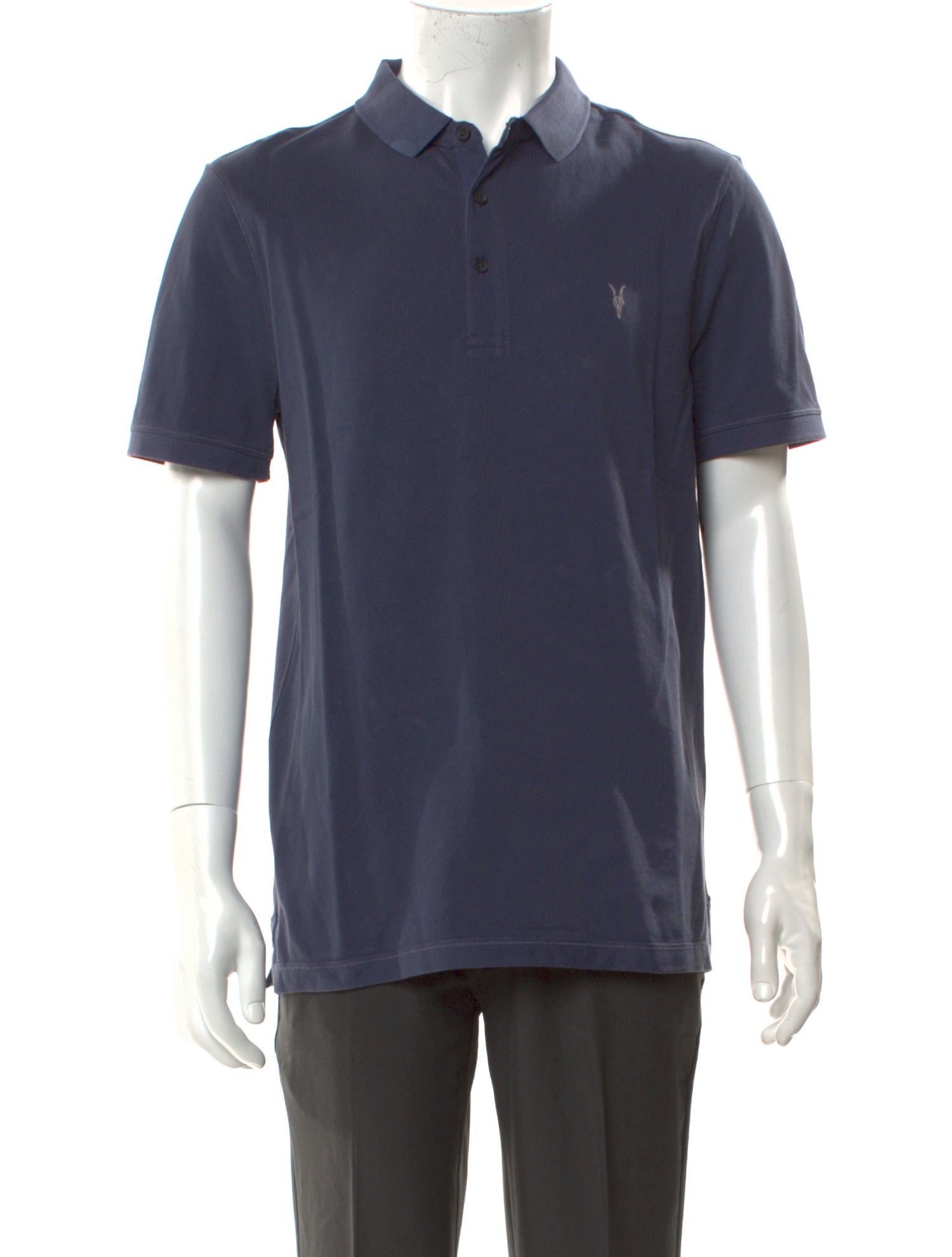 AllSaints V-Neck Short Sleeve Polo Shirt w/ Tags