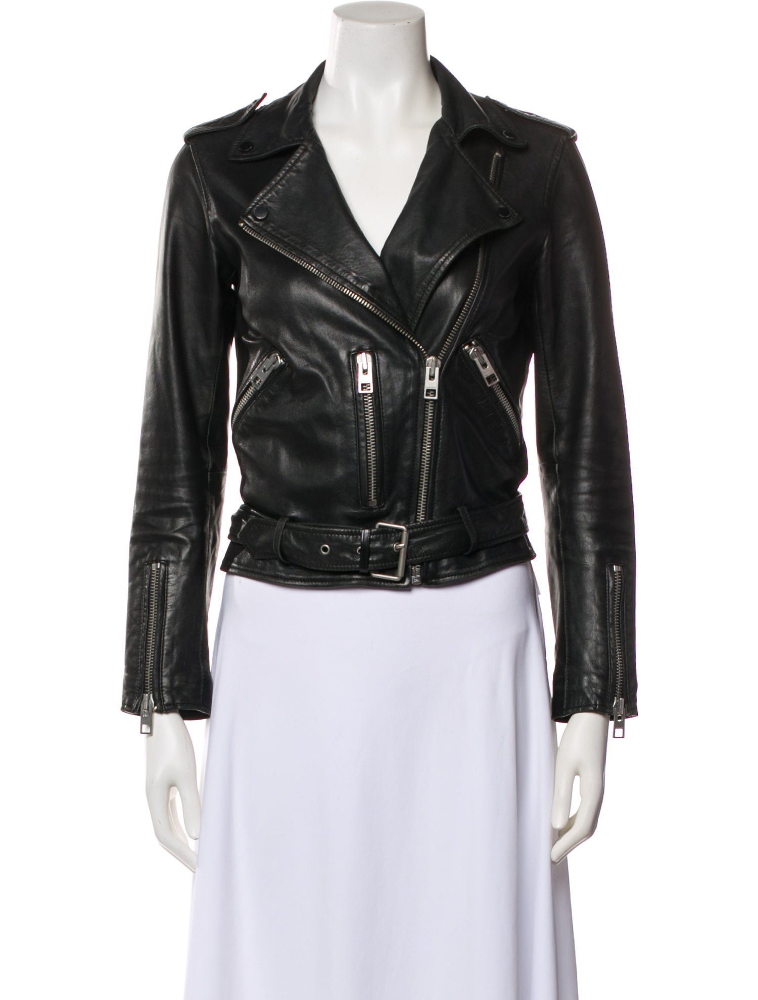 AllSaints Leather Biker Jacket