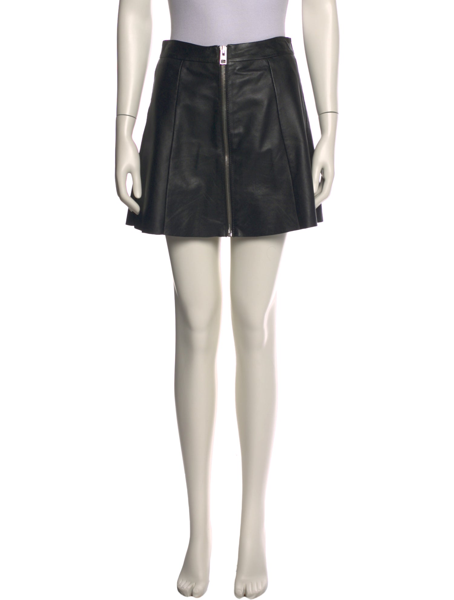 AllSaints Leather Mini Skirt