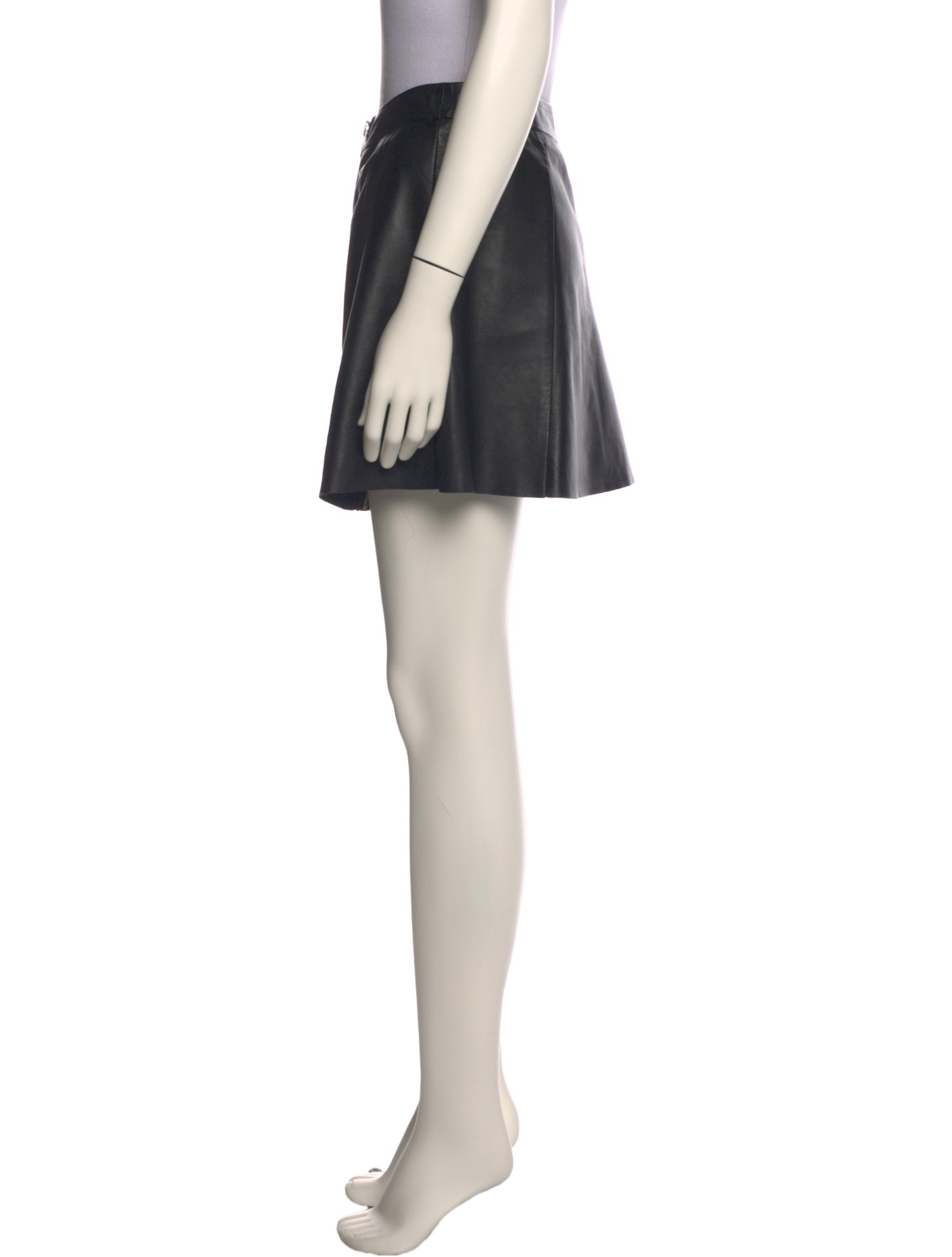 AllSaints Leather Mini Skirt