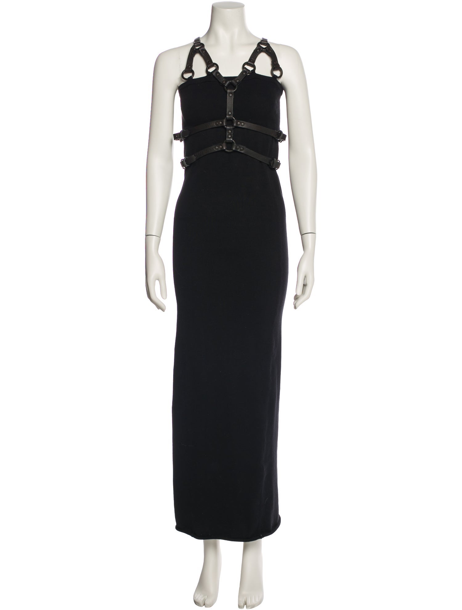 AllSaints Square Neckline Long Dress
