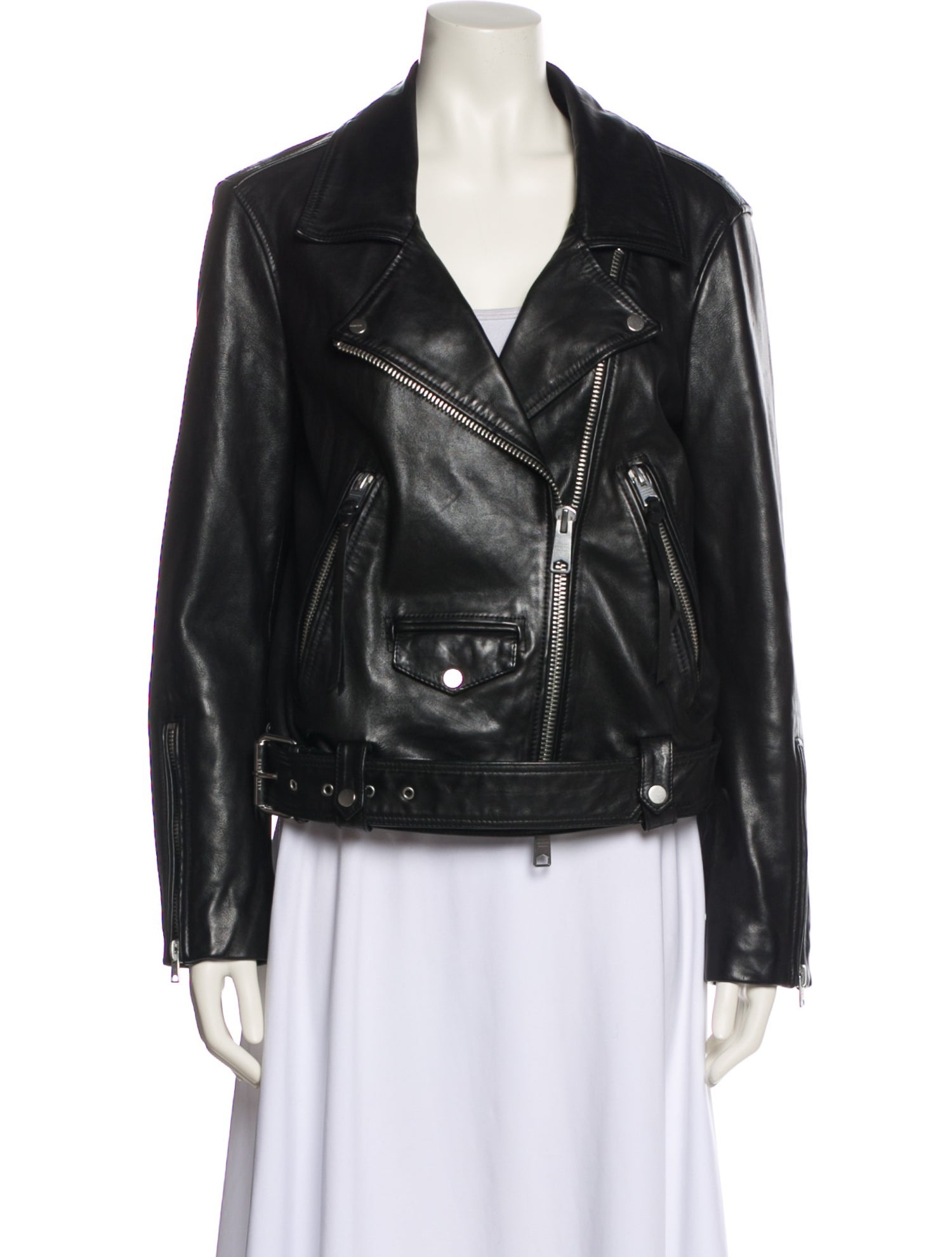 AllSaints Leather Biker Jacket