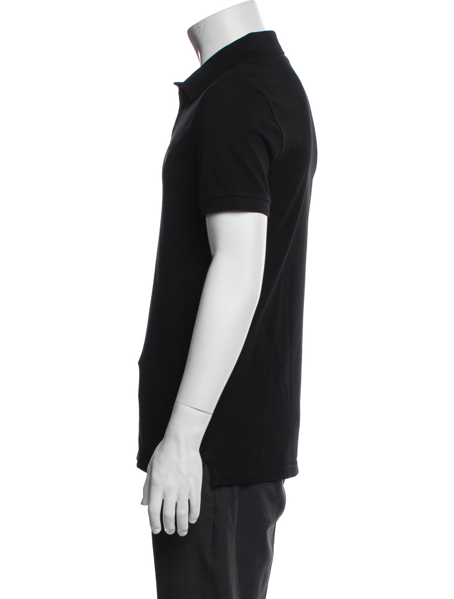 AllSaints Crew Neck Short Sleeve Polo Shirt
