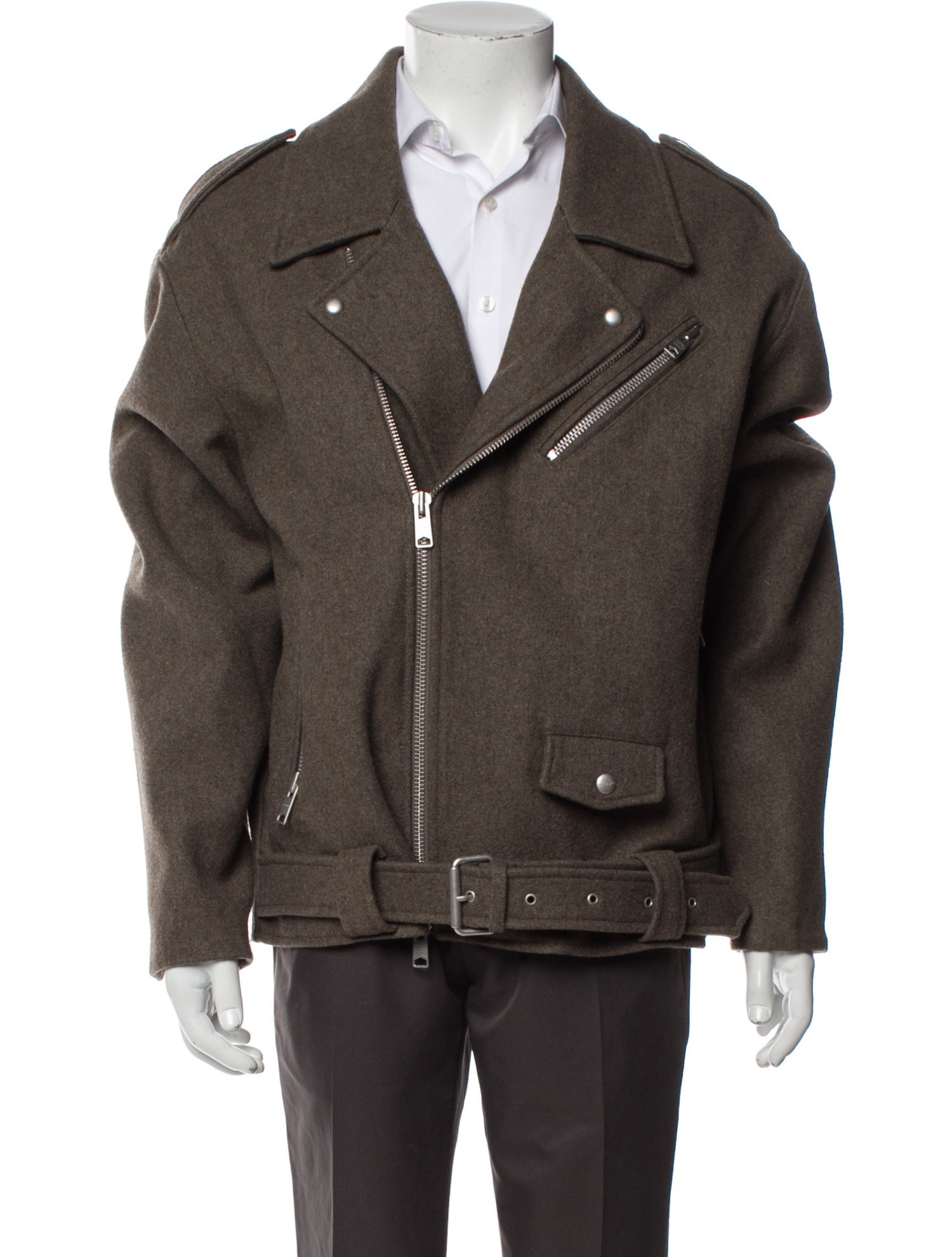 AllSaints Wool Moto Jacket