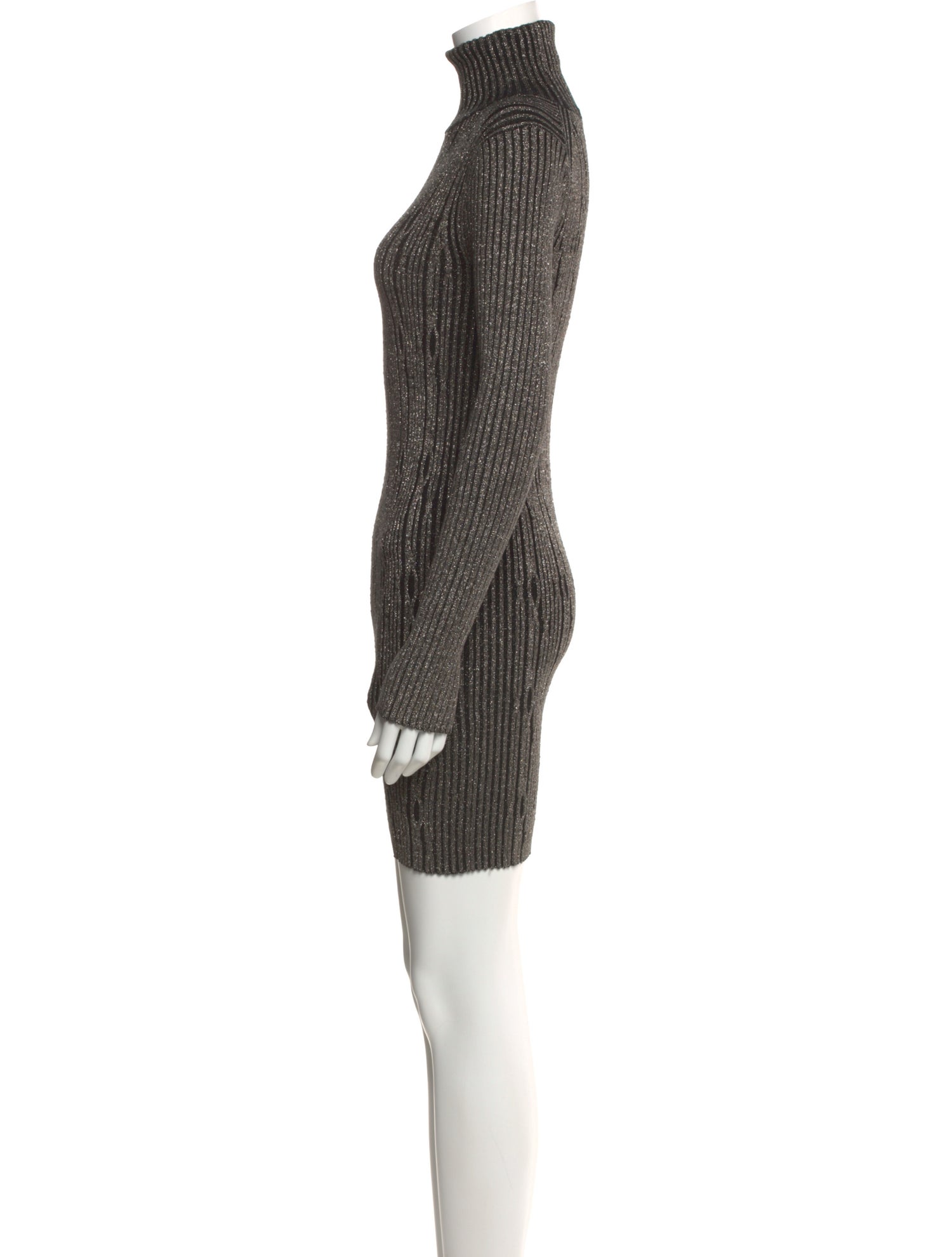 AllSaints Turtleneck Mini Dress