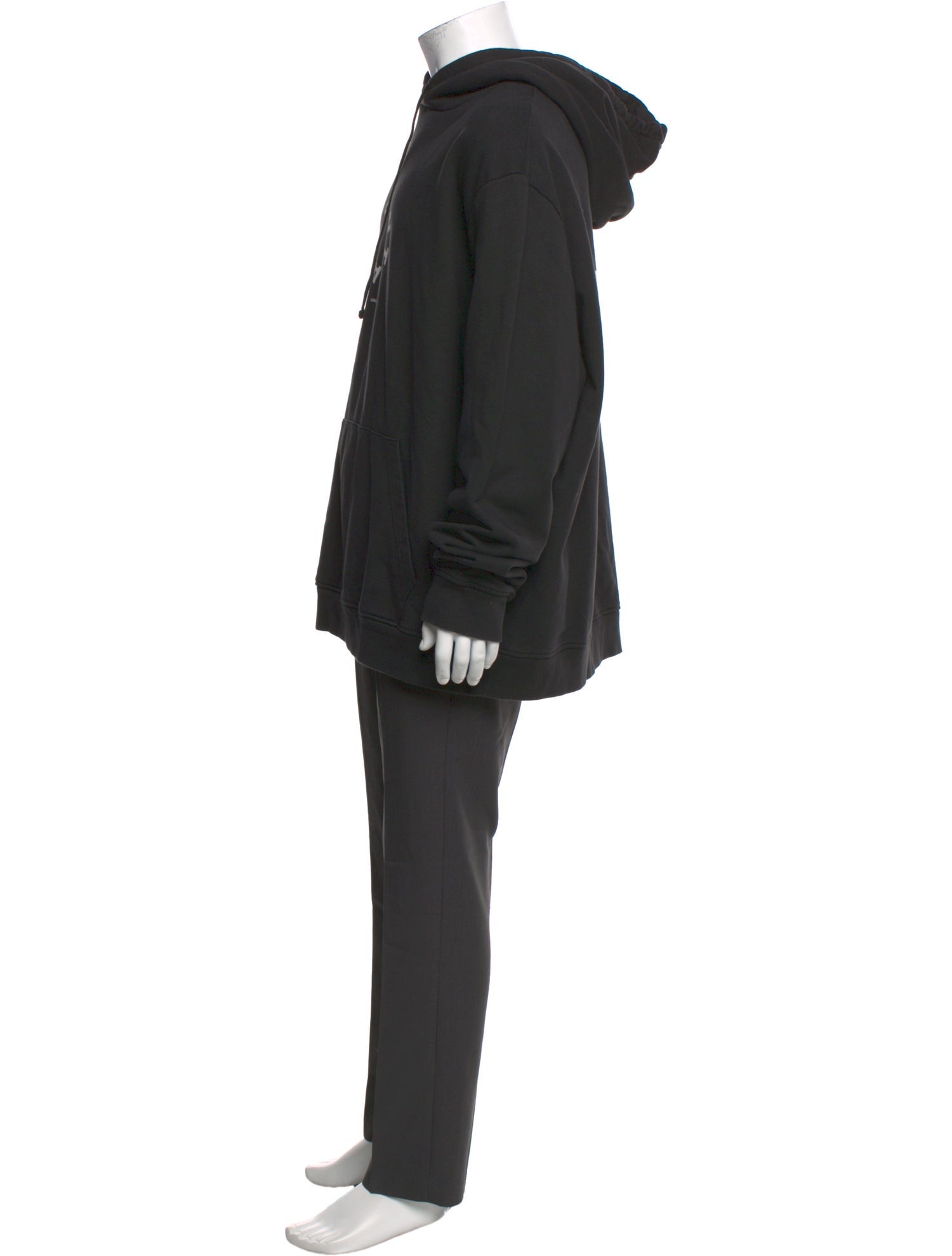 AllSaints Graphic Print Crew Neck Hoodie