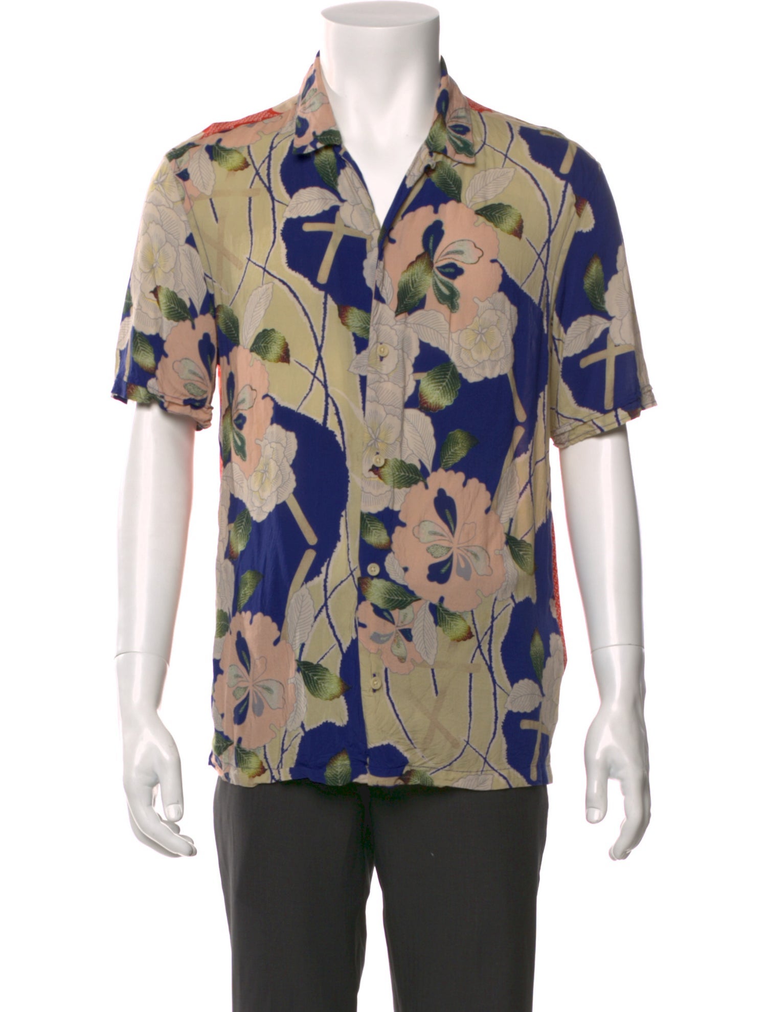 AllSaints Printed Short Sleeve Shirt