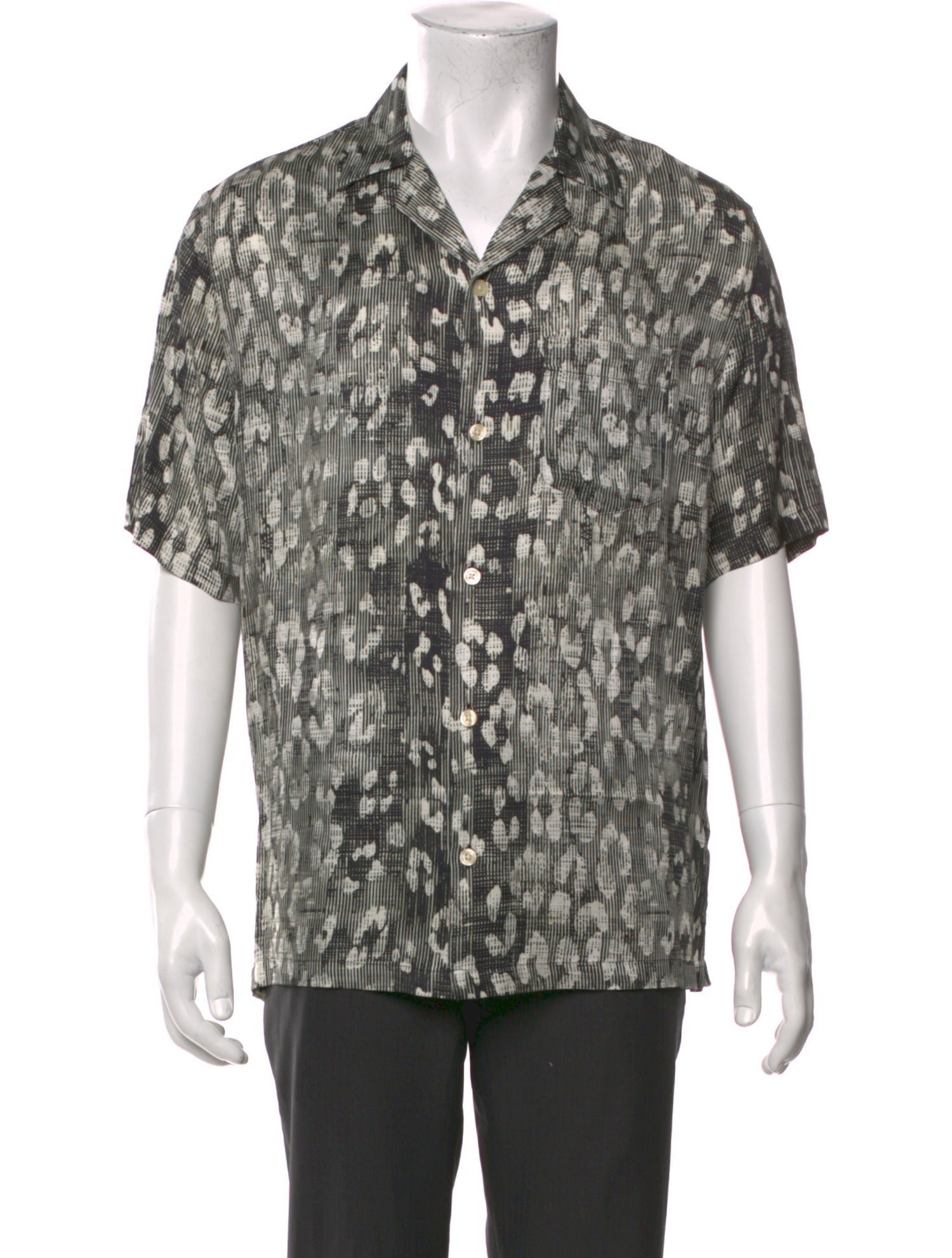AllSaints Printed Short Sleeve Shirt
