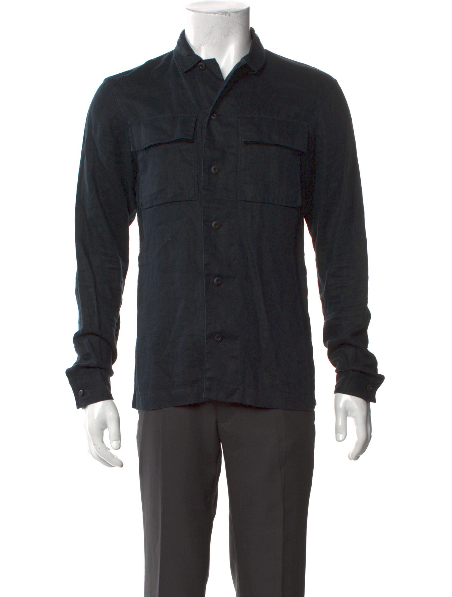 AllSaints Linen Long Sleeve Shirt w/ Tags