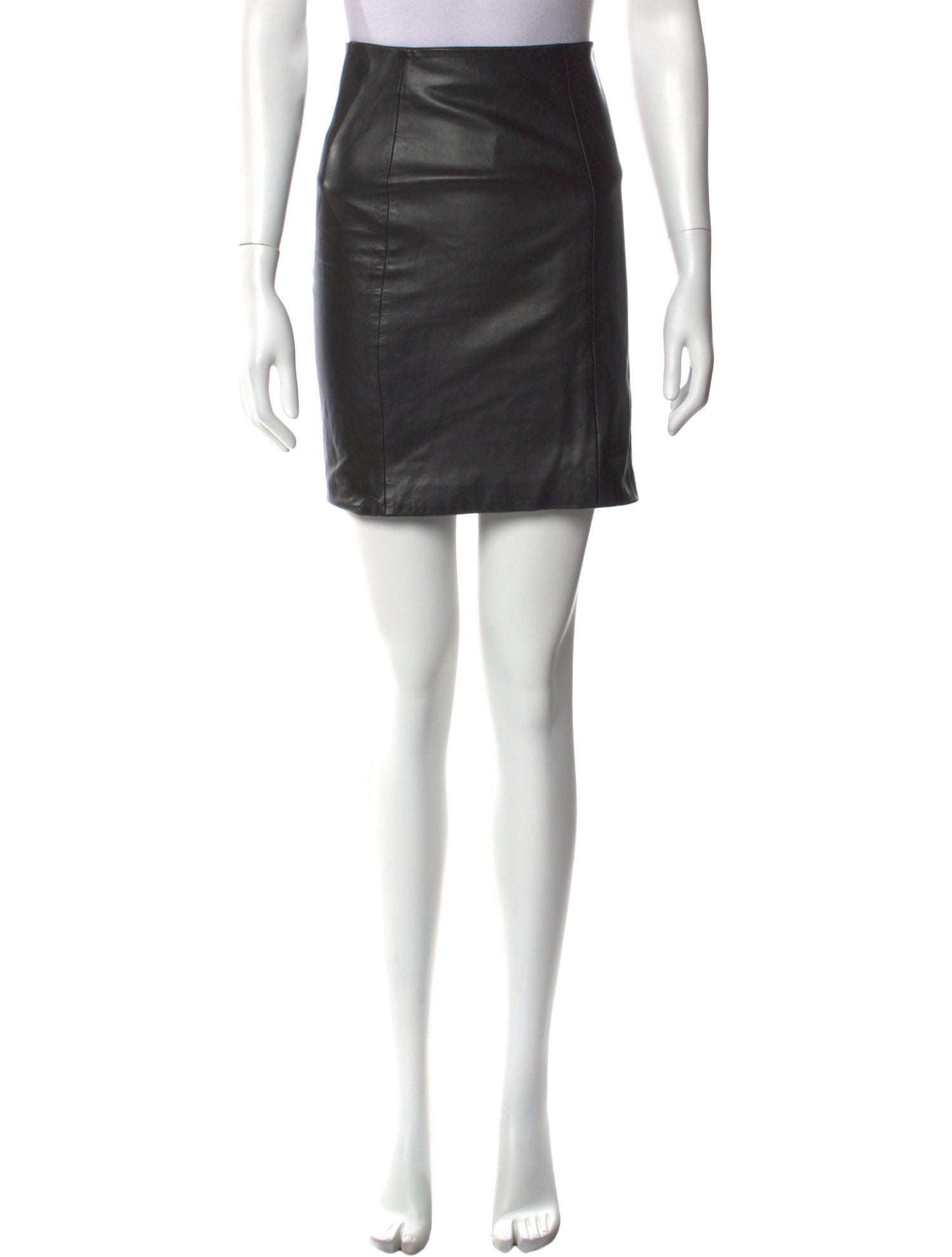 AllSaints Leather Mini Skirt