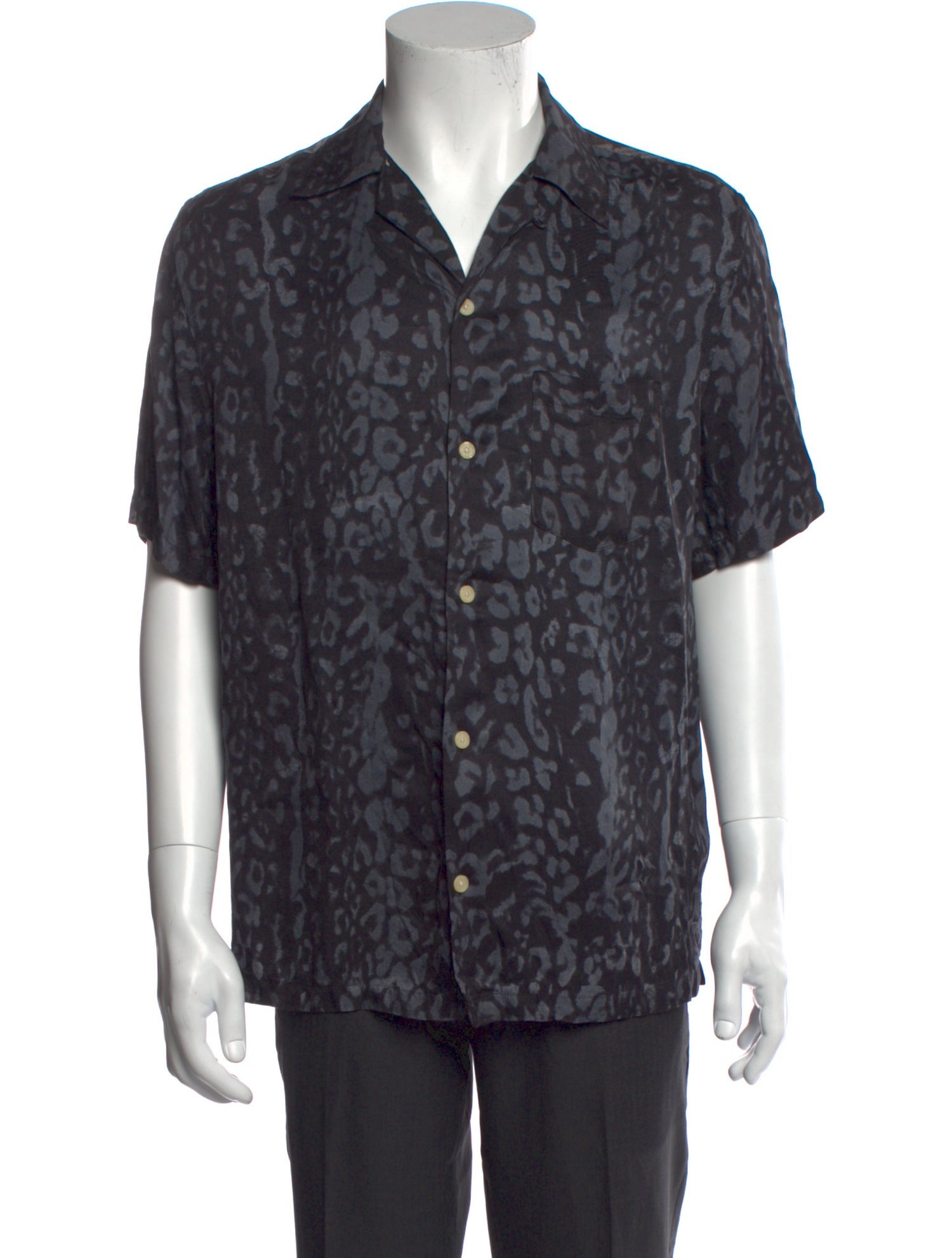 AllSaints Printed Short Sleeve Shirt